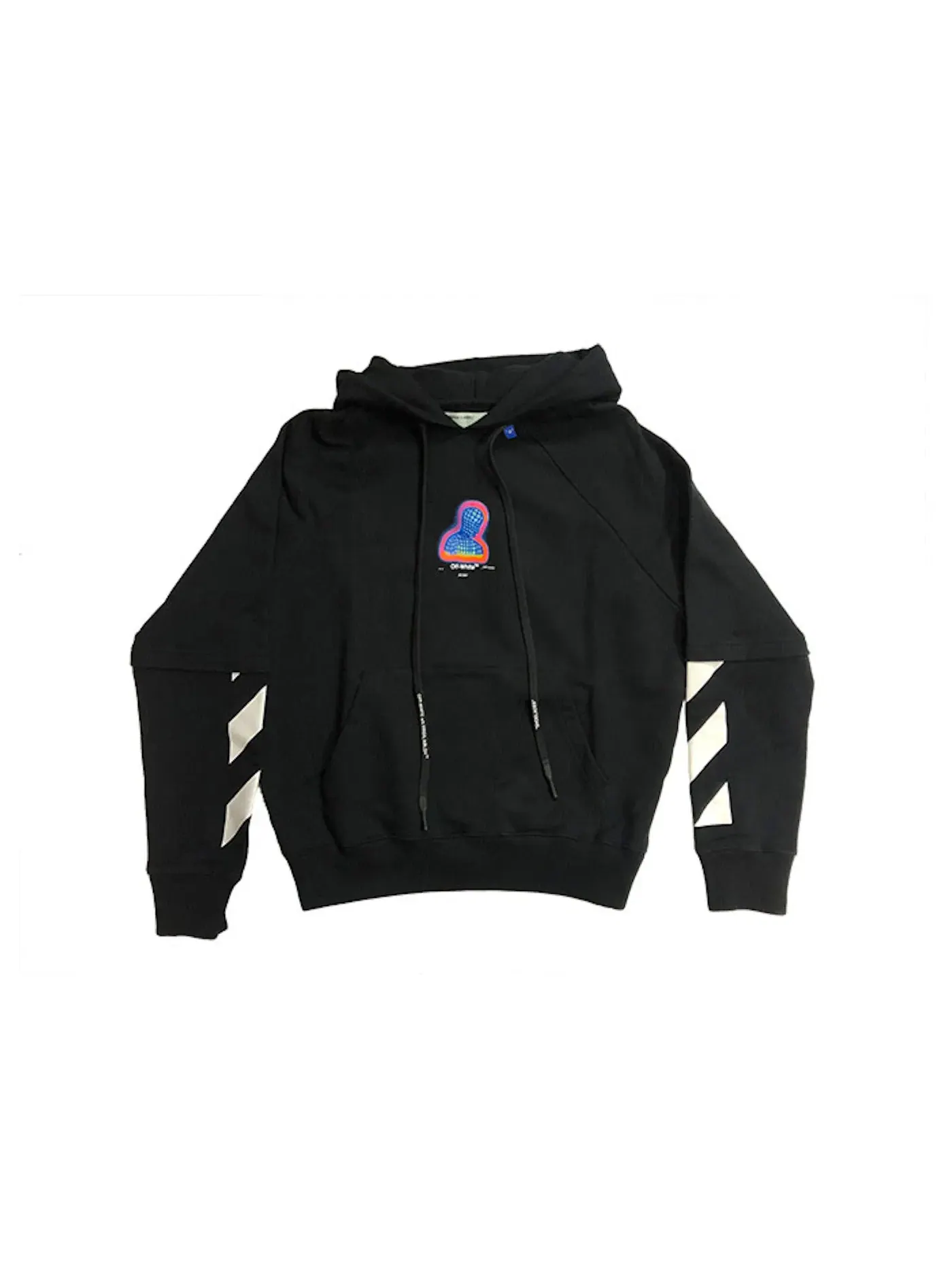 Мужская худи Thermo Man OFF-WHITE — изображение 1 из 2, черный