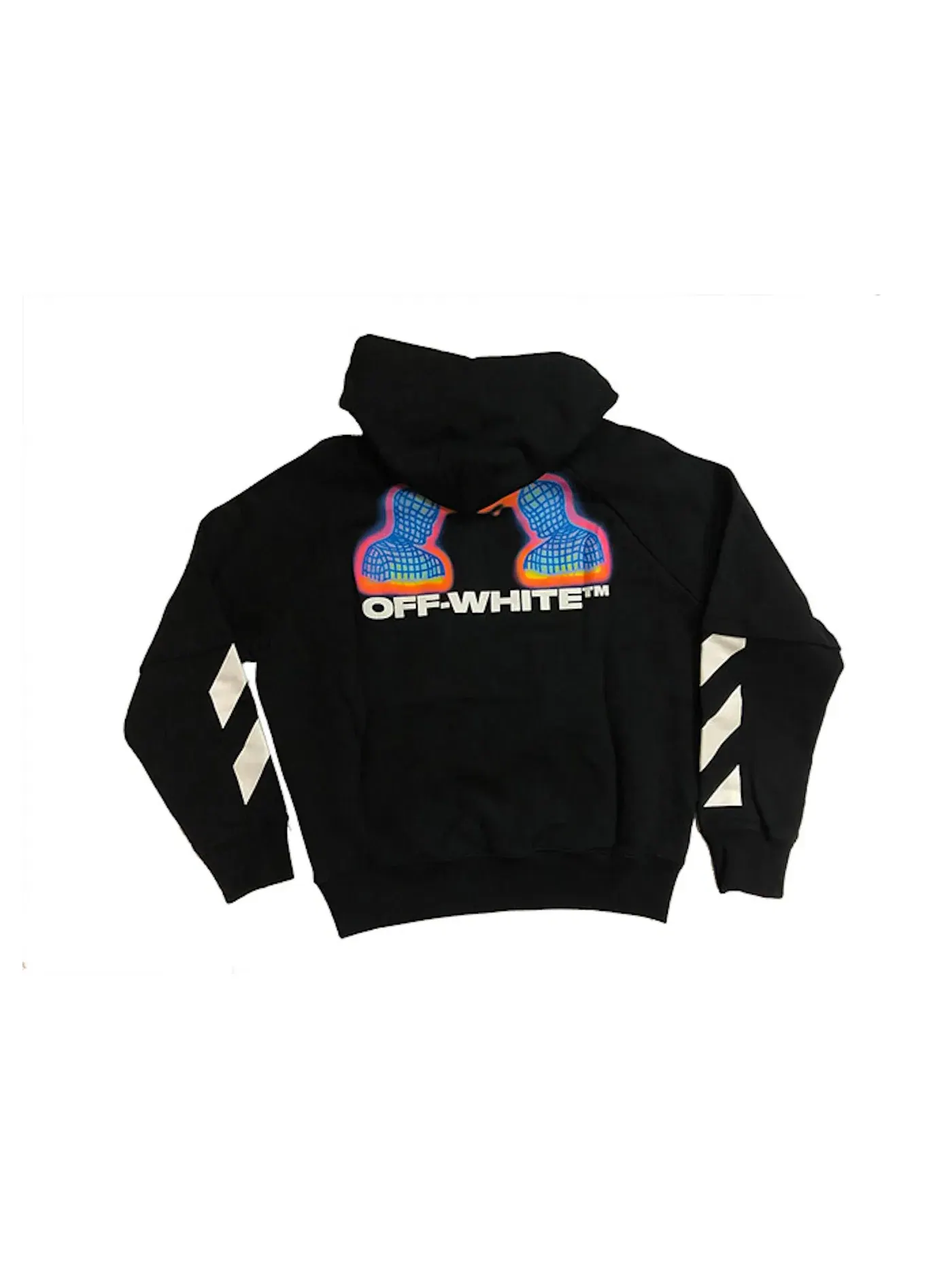 Мужская худи Thermo Man OFF-WHITE — изображение 2 из 2, черный