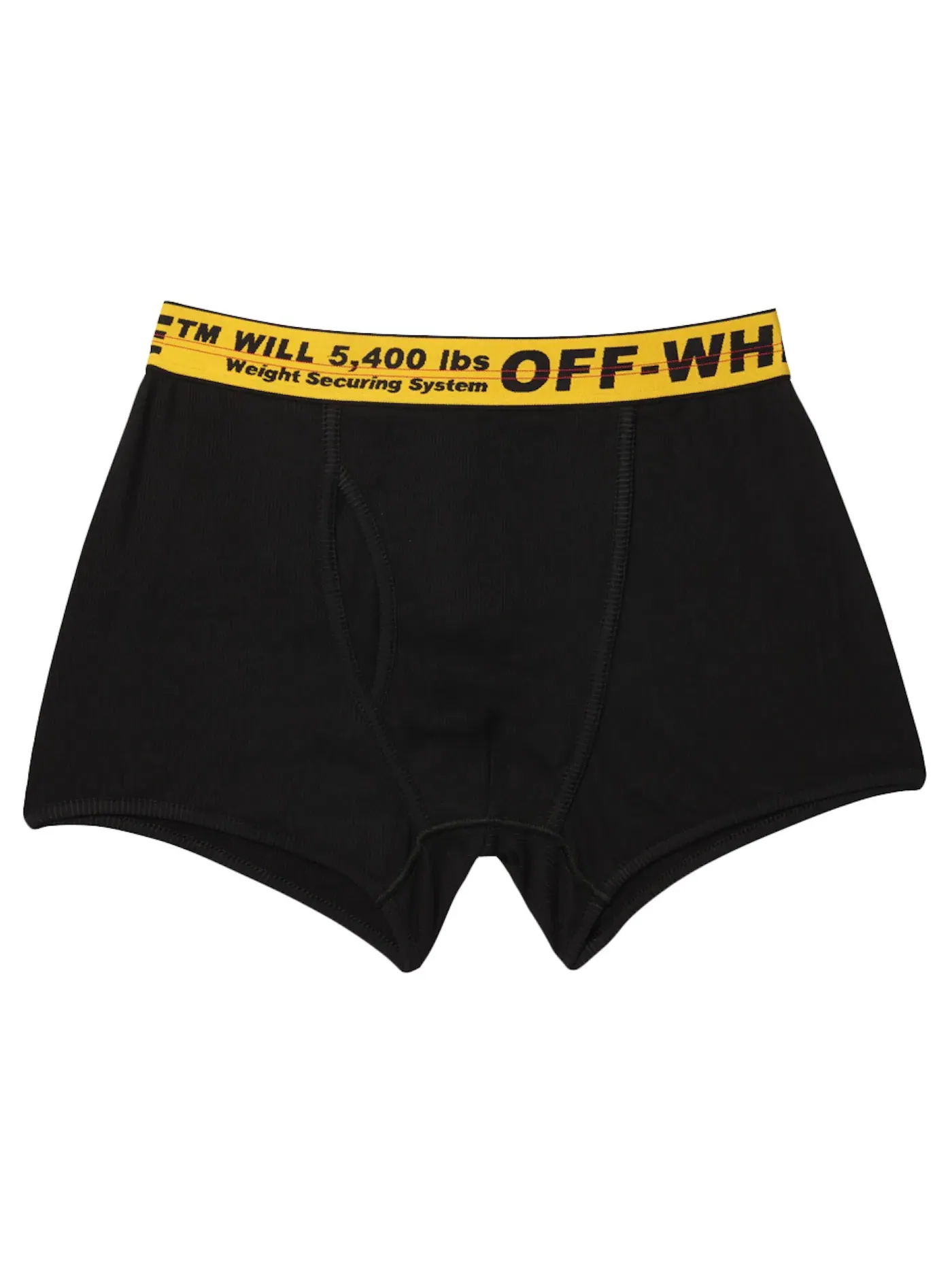 Мужские боксеры с принтом из 3 штук OFF-WHITE — изображение 1 из 2, черный/желтый/черный