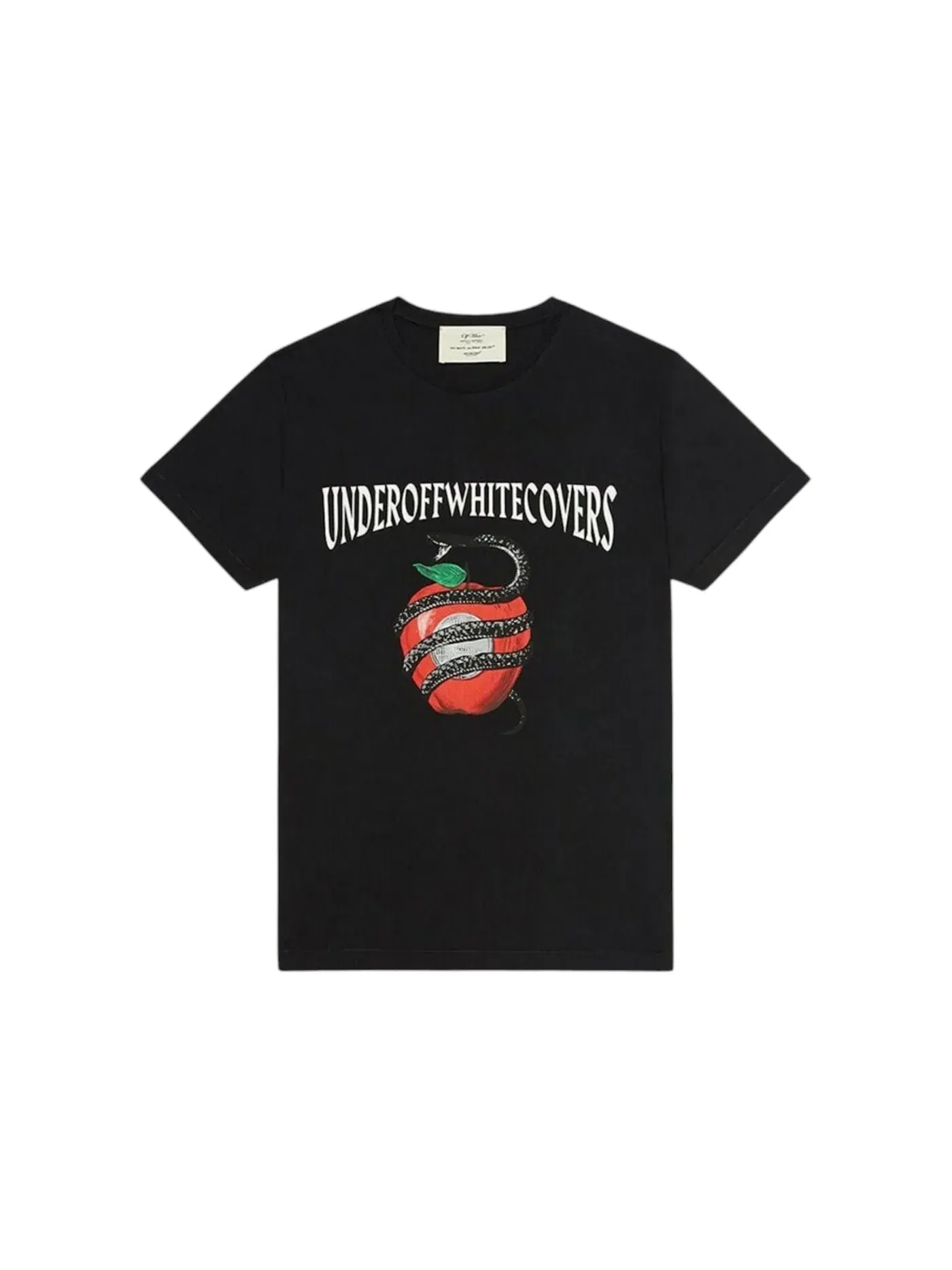 Мужская футболка с принтом OFF-WHITE UC Apple T-shirt OFF-WHITE — изображение 1 из 2, черный