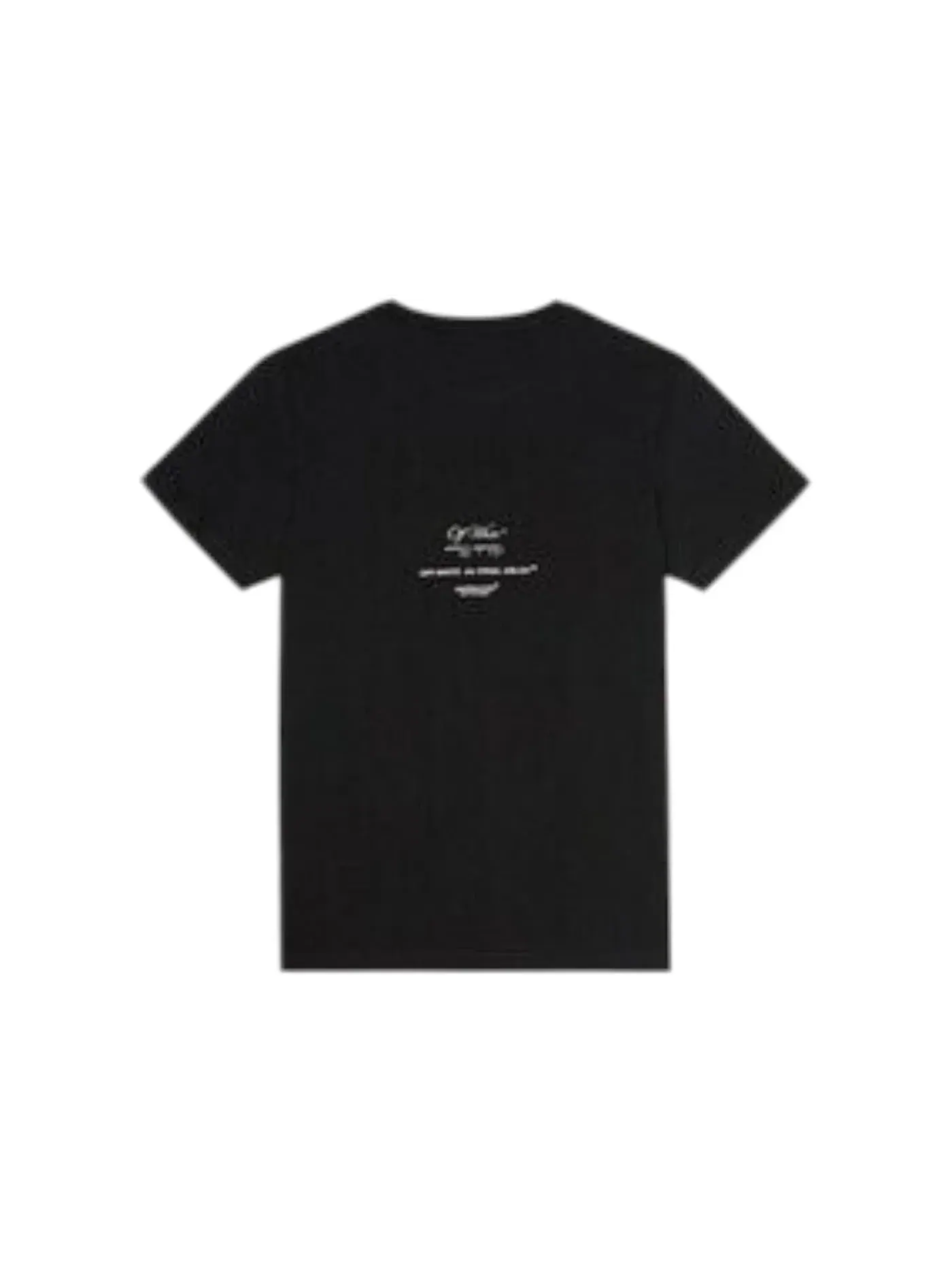 Мужская футболка с принтом OFF-WHITE UC Apple T-shirt OFF-WHITE — изображение 2 из 2, черный