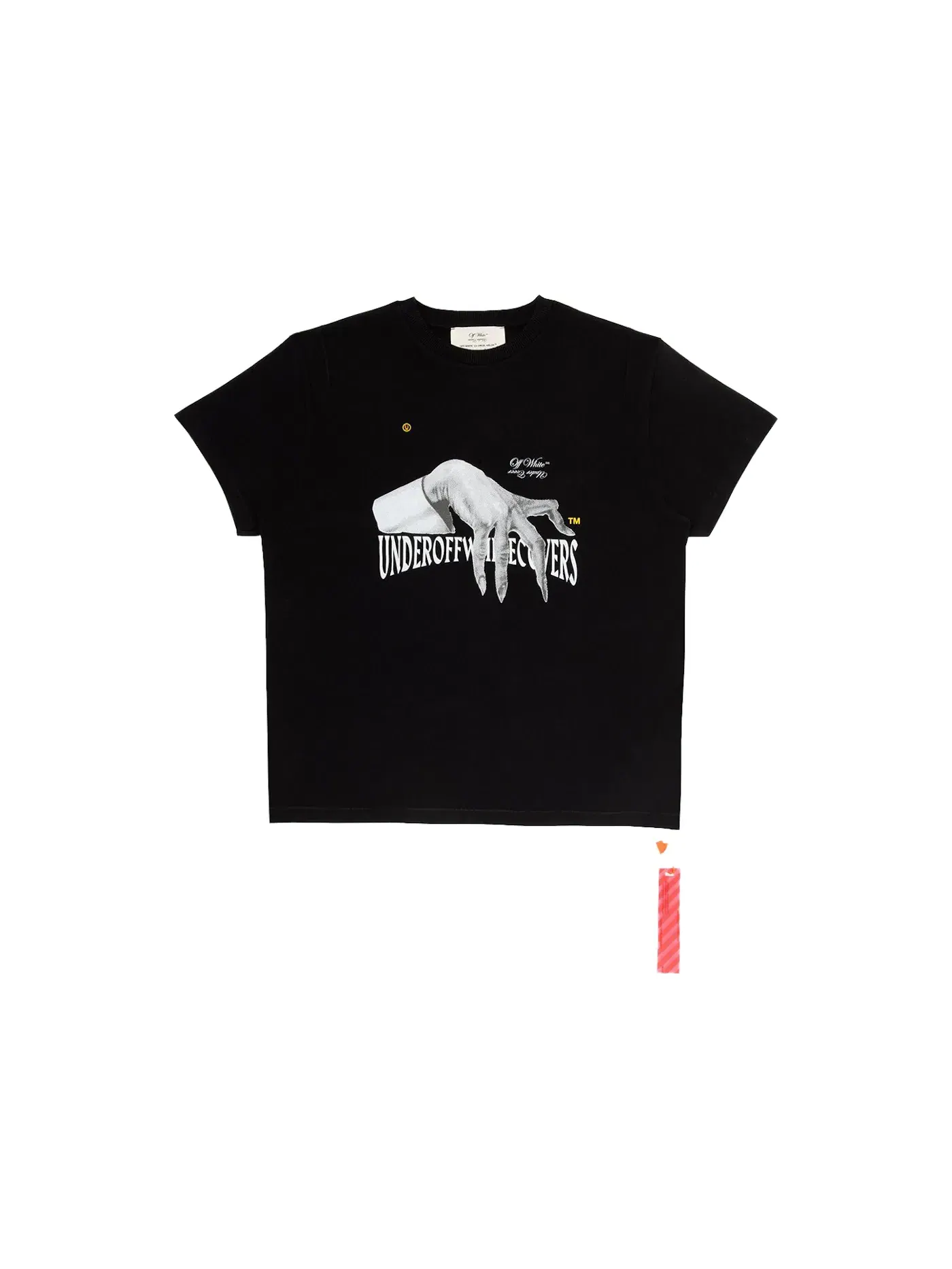 Мужская футболка с принтом Undercover Hand Dart OFF-WHITE — изображение 1 из 2, черный/мульти