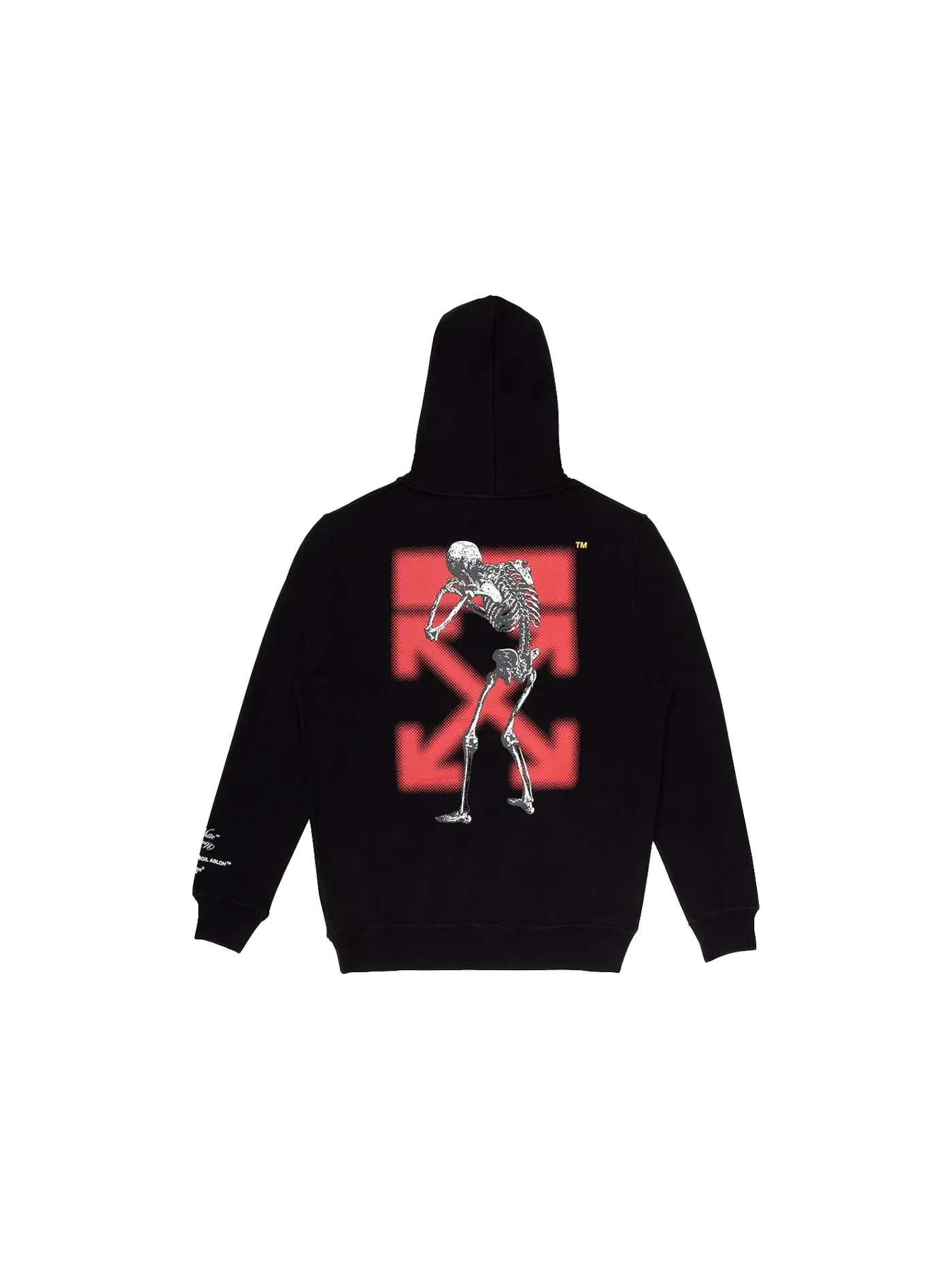 Мужская худи с принтом Undercover Skeleton RVRS OFF-WHITE — изображение 2 из 3, черный/мульти