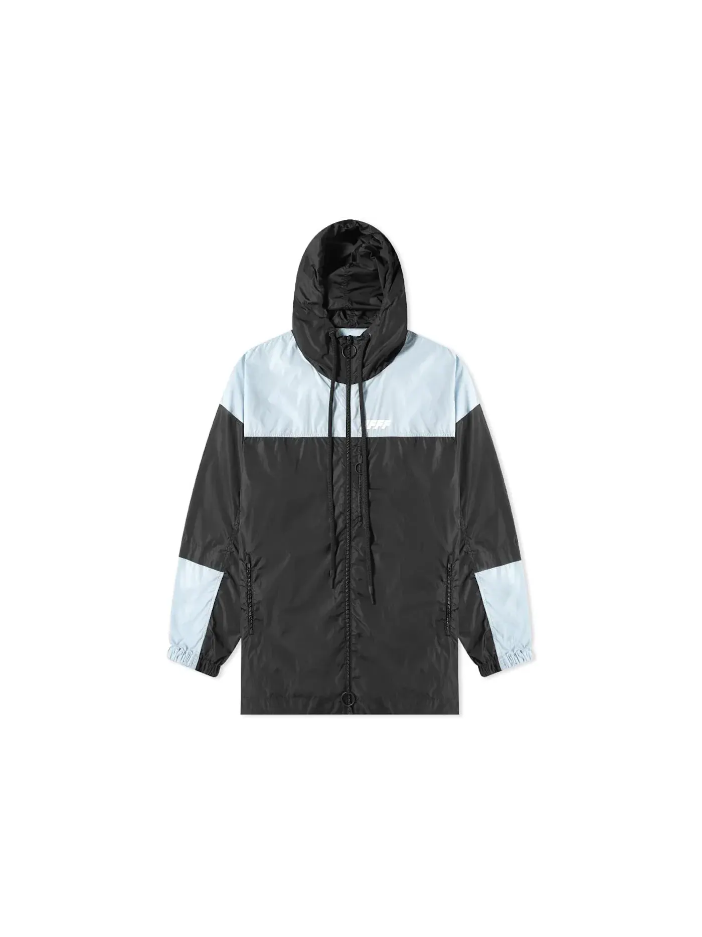 Мужская ветровка незаконченная OFF-WHITE — изображение 1 из 3, черный/серый