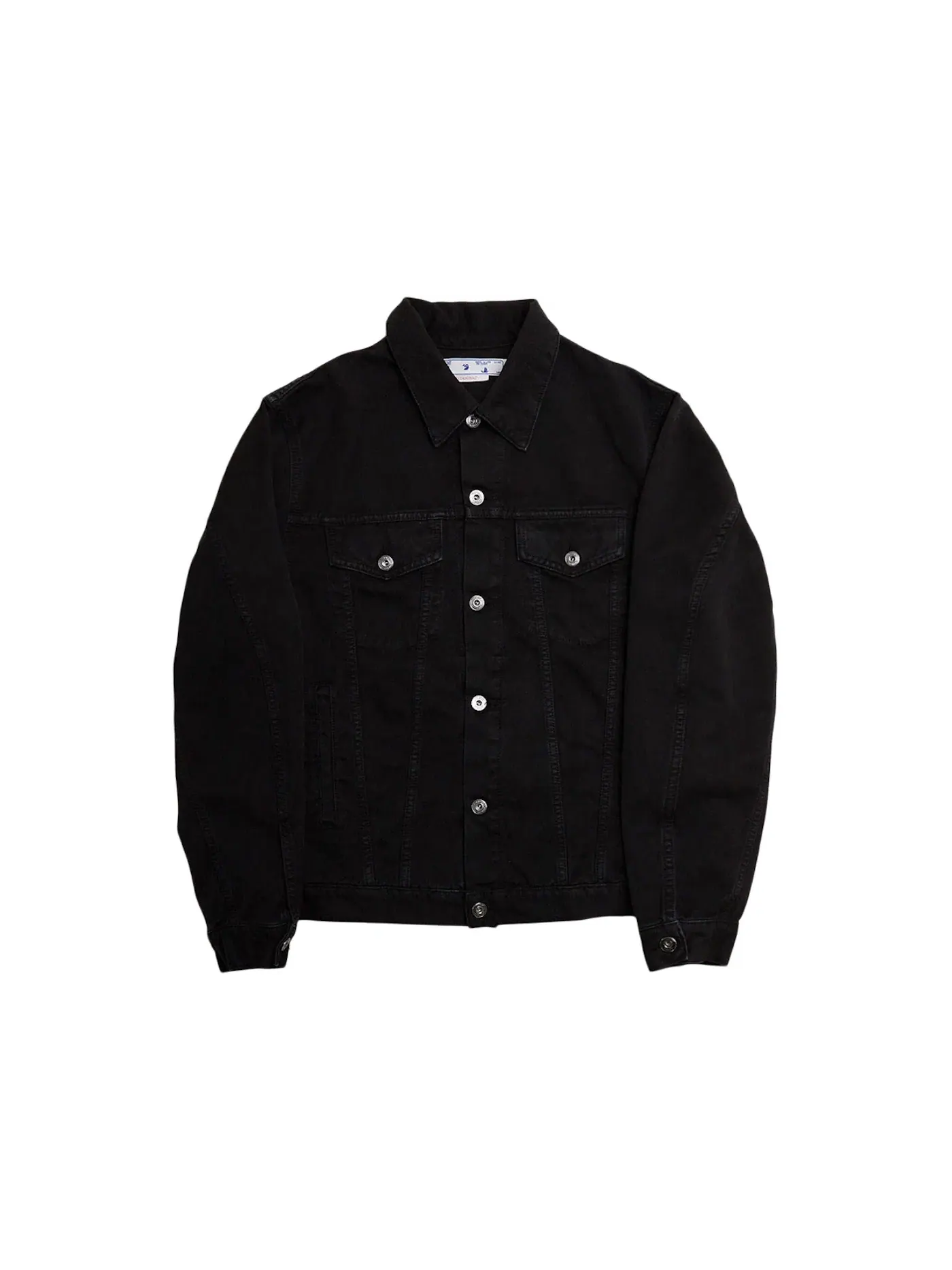 Мужская куртка-бомбер Wave Off Canvas OFF-WHITE — изображение 1 из 2, черный