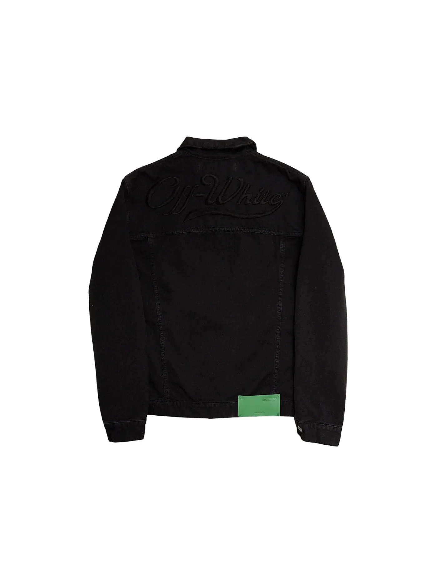 Мужская куртка-бомбер Wave Off Canvas OFF-WHITE — изображение 2 из 2, черный