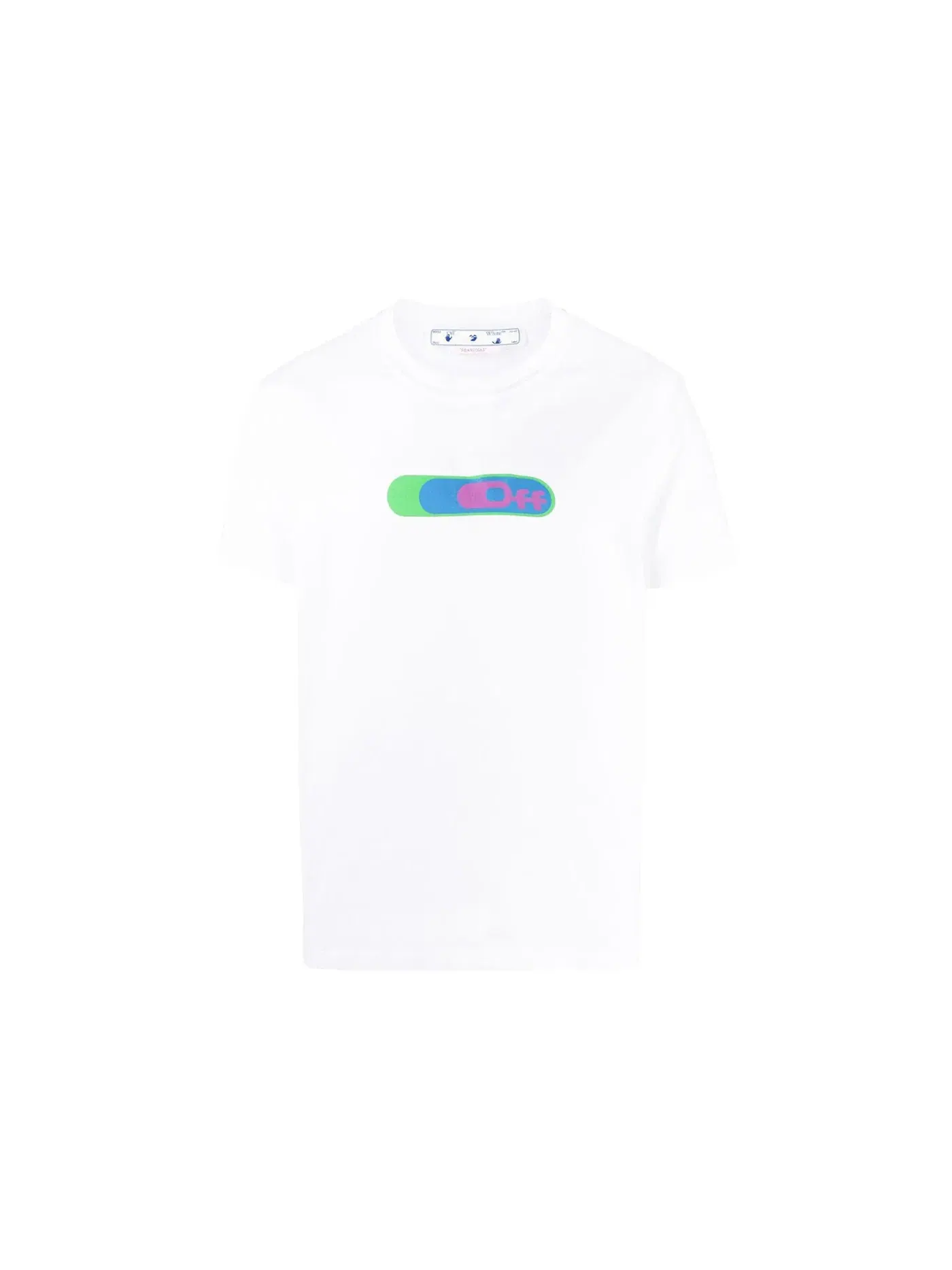 Мужская футболка с принтом T-Shirt OFF-WHITE — изображение 1 из 2, белый/мульти