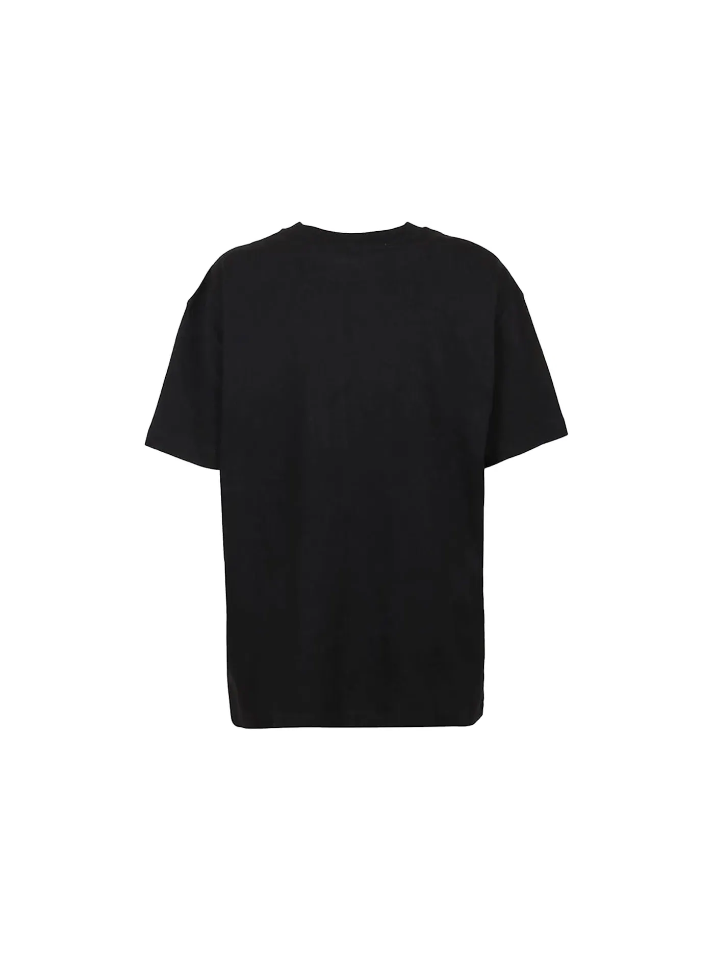 Женская футболка с принтом Underlined Logo OFF-WHITE — изображение 2 из 2, черный/белый