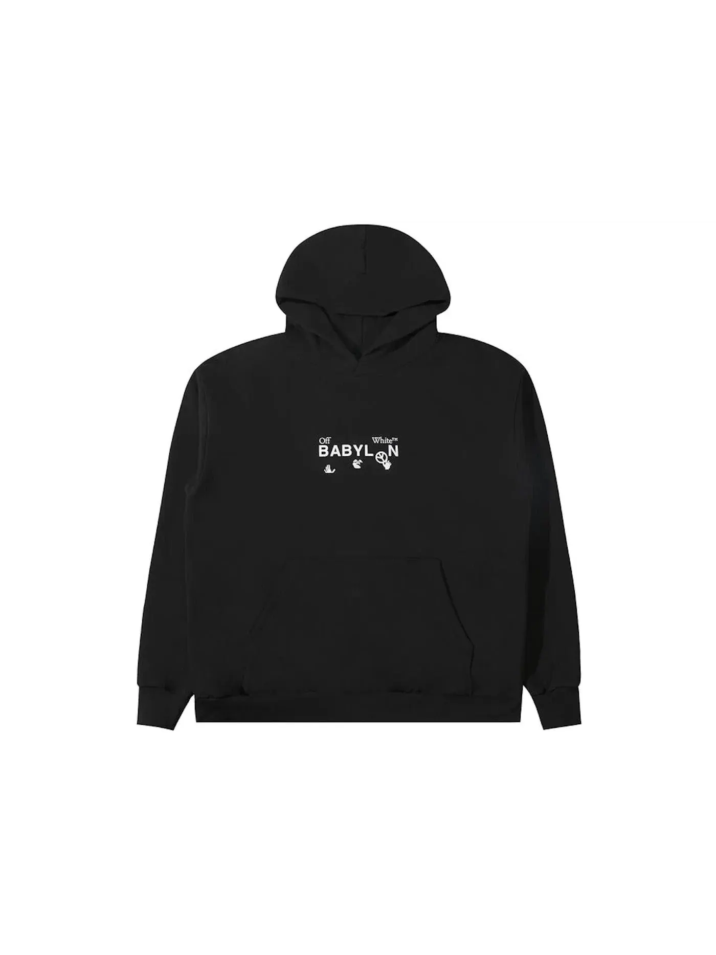 Мужской пуловер с принтом OFF-WHITE x Babylon Reaper Pullover OFF-WHITE — изображение 1 из 2, черный