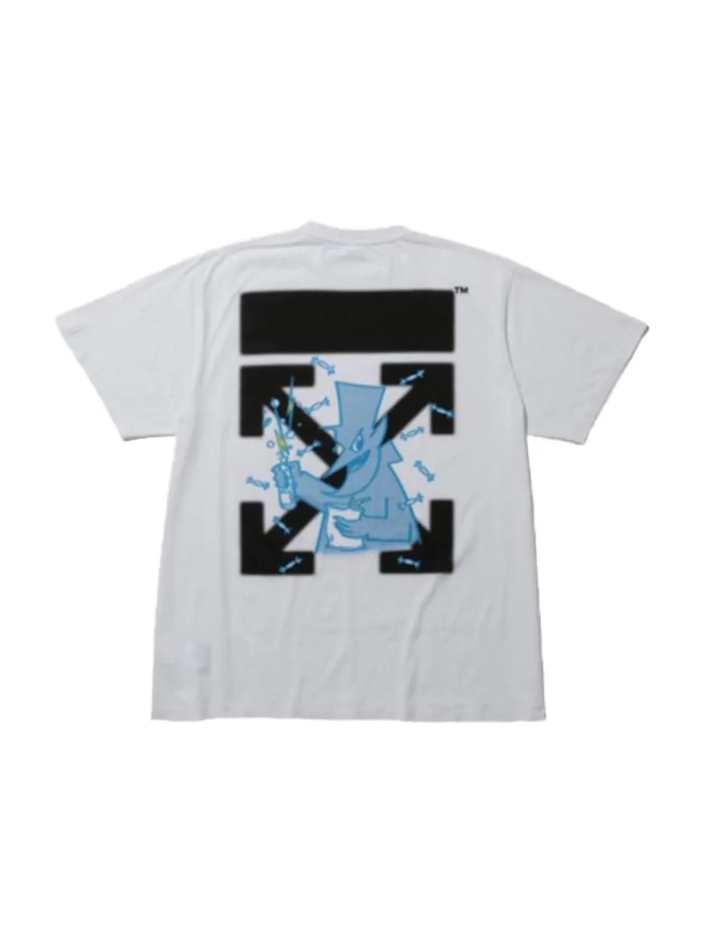 Женская футболка с принтом OFF-WHITE x Fragment Design Cereal T-shirt OFF-WHITE — изображение 2 из 3, белый