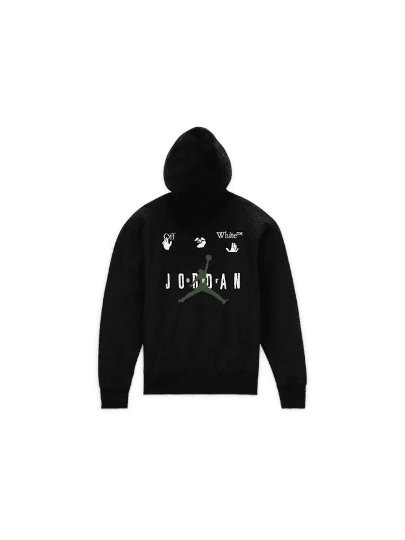 Мужской худи с длинным рукавом Hoodie (Asia Sizing) OFF-WHITE — изображение 1 из 2, черный