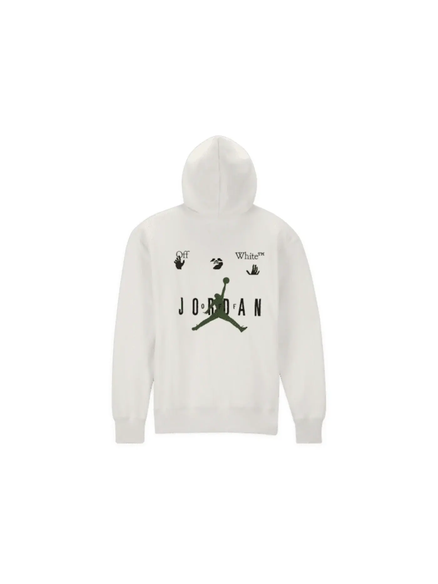 Мужской худи с принтом Hoodie (Asia Sizing) OFF-WHITE — изображение 1 из 2, белый