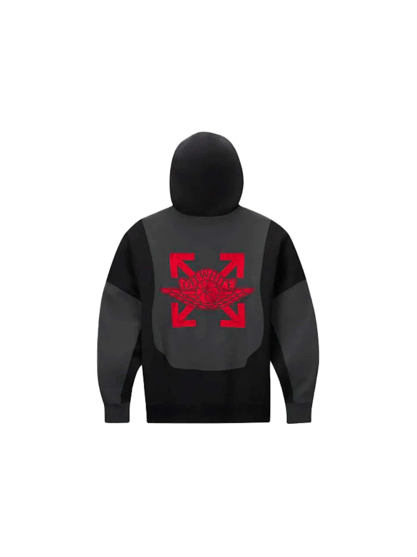 Мужская худи с длинным рукавом Hoodie (Asia Sizing) OFF-WHITE — изображение 2 из 2, черный