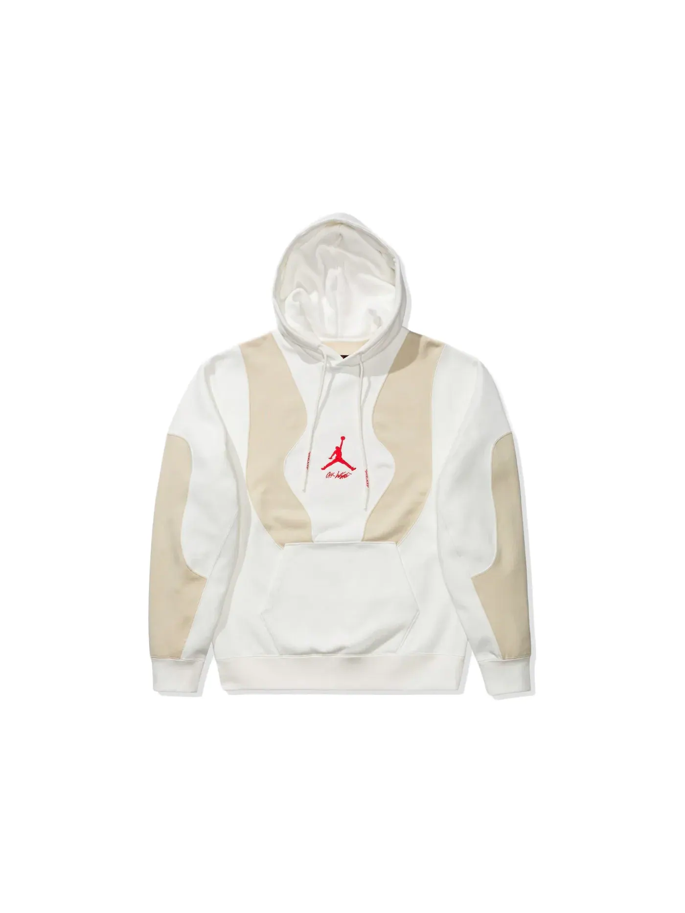 Мужская худи OFF-WHITE x Jordan Hoodie White — изображение 2 из 2, белый