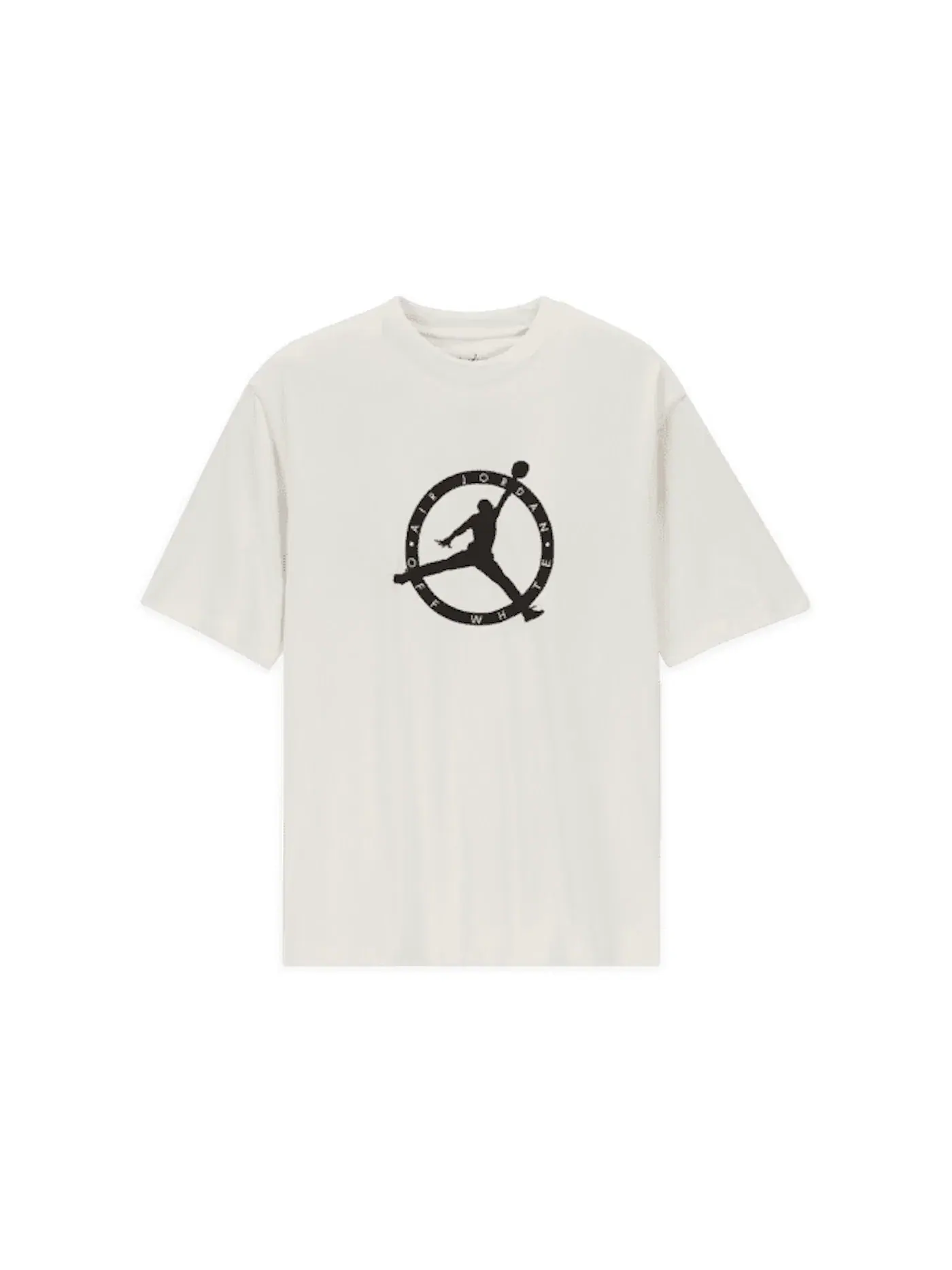 Мужская футболка с принтом OFF-WHITE x Jordan T-shirt (Asia Sizing) — изображение 2 из 2, белый