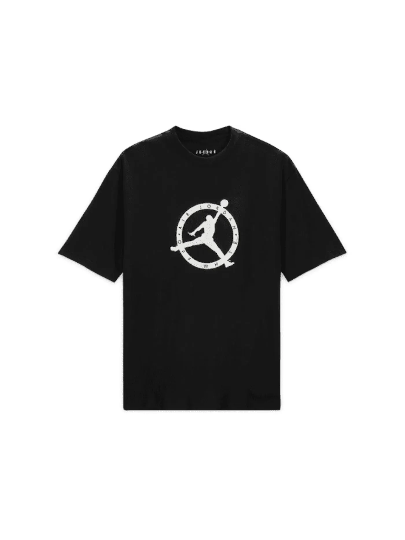 Мужская футболка с принтом OFF-WHITE x Jordan T-shirt OFF-WHITE — изображение 2 из 2, черный