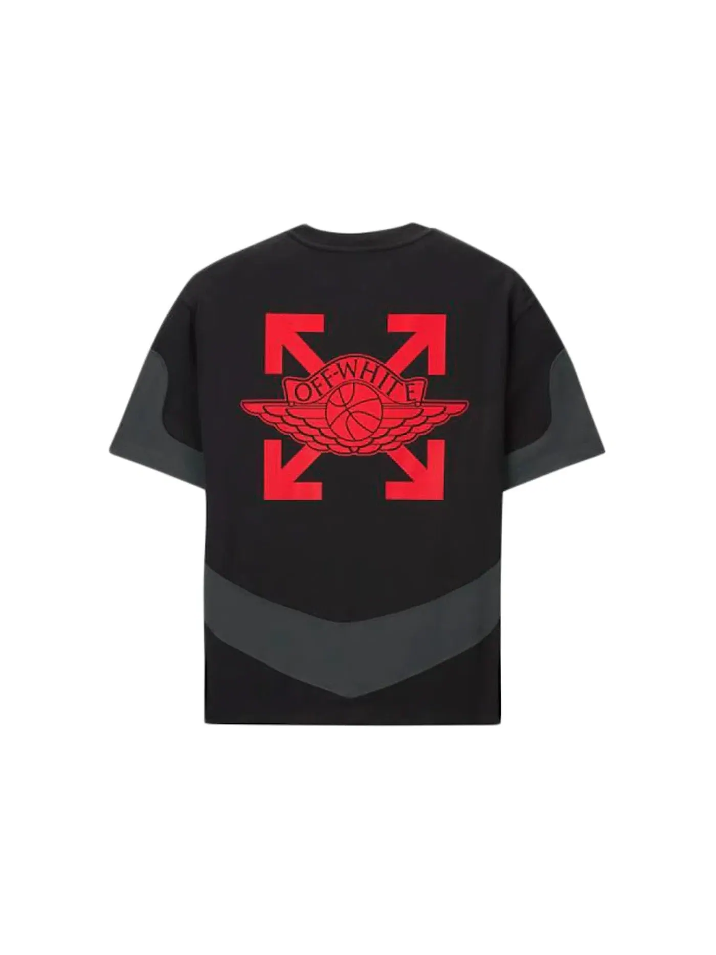 Мужская футболка с принтом OFF-WHITE x Jordan Tee (Asia Sizing) OFF-WHITE — изображение 1 из 2, черный