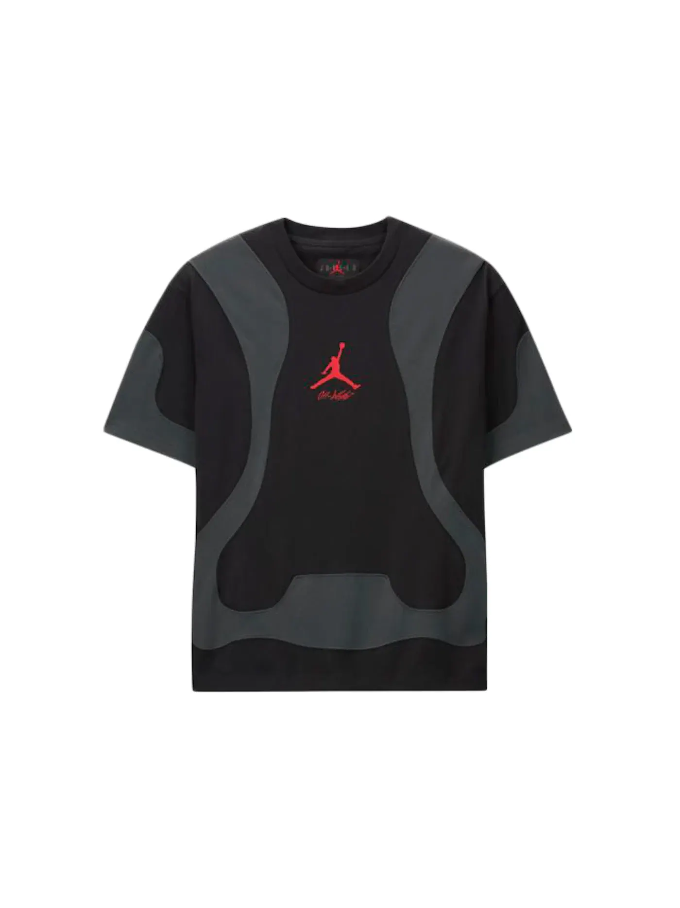 Мужская футболка с принтом OFF-WHITE x Jordan Tee OFF-WHITE — изображение 1 из 2, черный