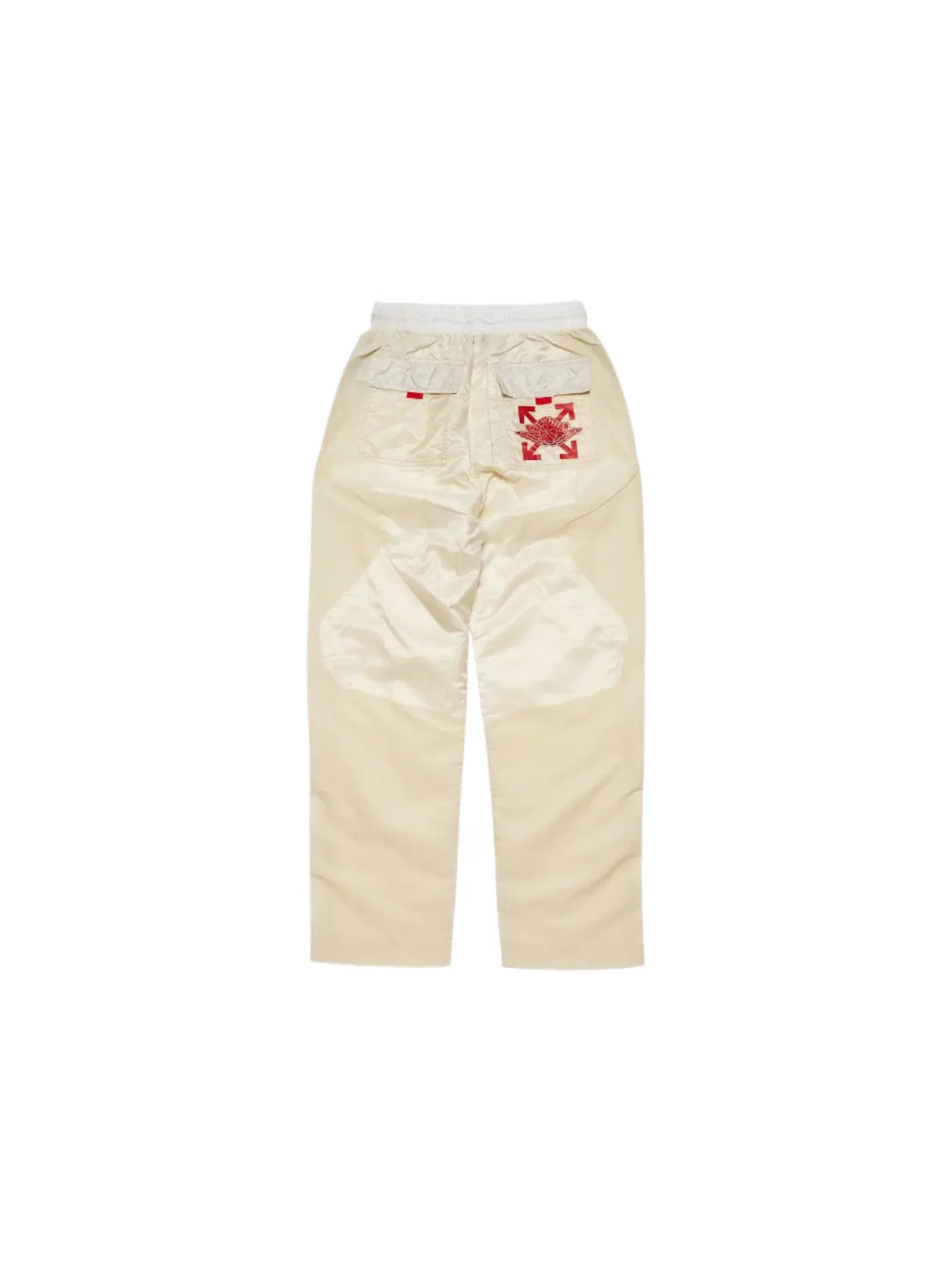 Мужские штаны с принтом Woven Pants OFF-WHITE — изображение 2 из 2, белый
