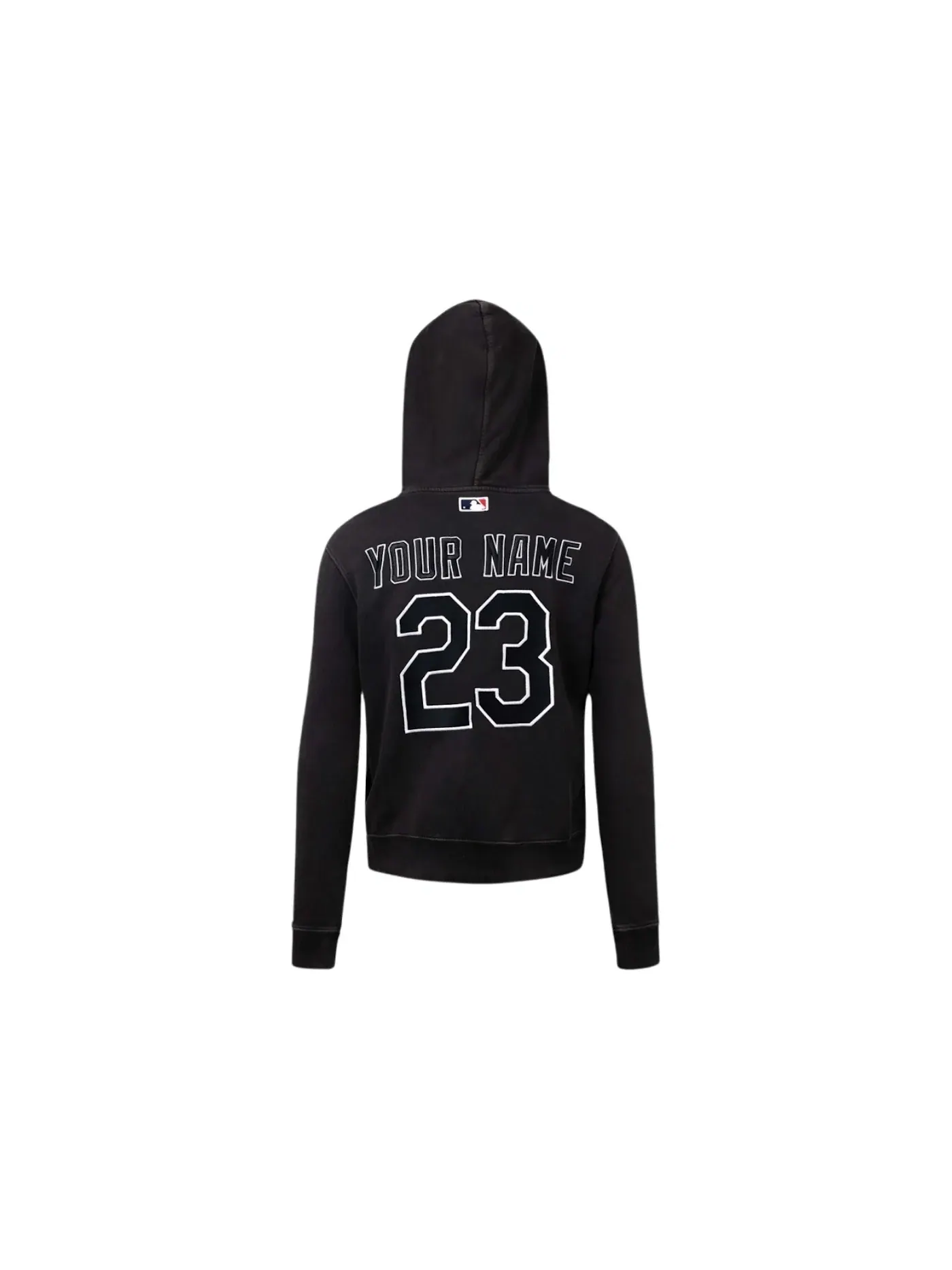 Мужская худи Slim Fit OFF-WHITE x MLB Chicago White Sox — изображение 2 из 2, черный