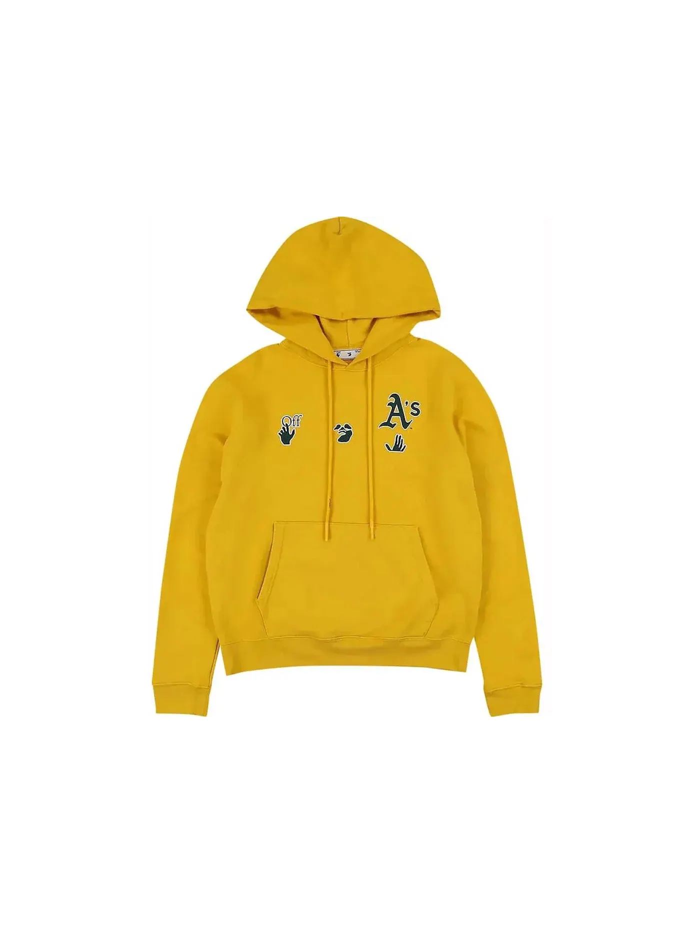 Мужская худи OFF-WHITE x MLB Oakland Athletics — изображение 1 из 2, желтый/синий