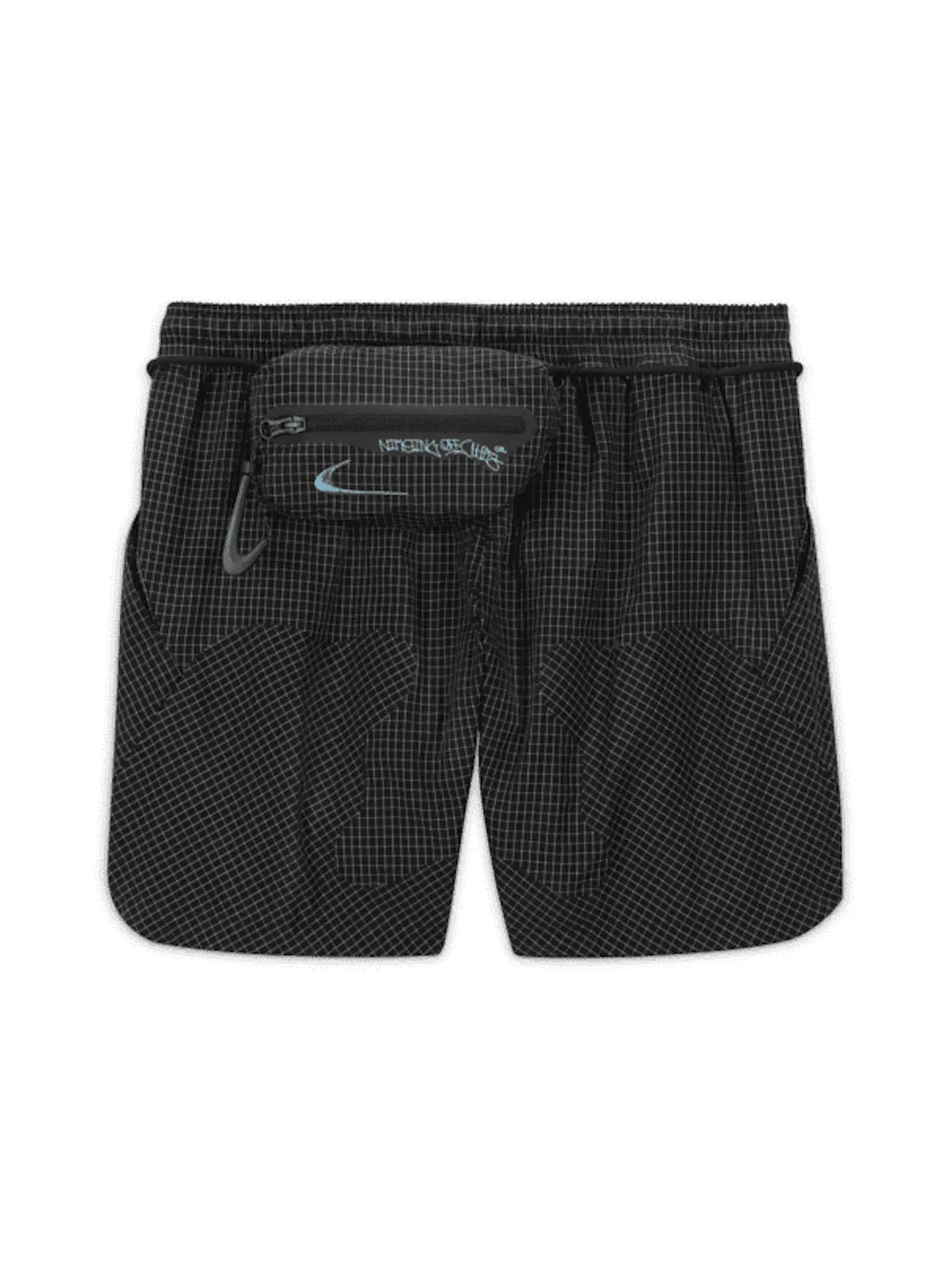 Мужские шорты из ткани с принтом OFF-WHITE x Nike 002 Woven Shorts OFF-WHITE — изображение 2 из 2, черный