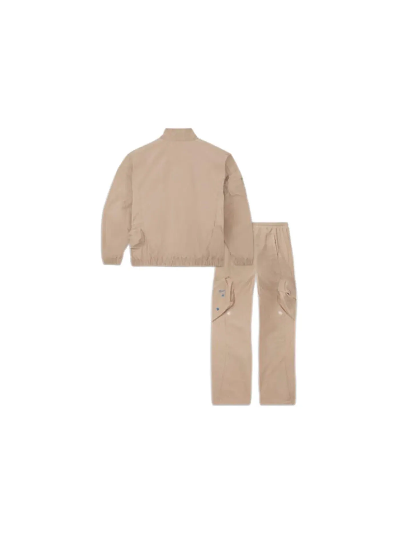 Мужской спортивный костюм из хлопкового трикотажа Tracksuit Set OFF-WHITE — изображение 2 из 2, бежевый
