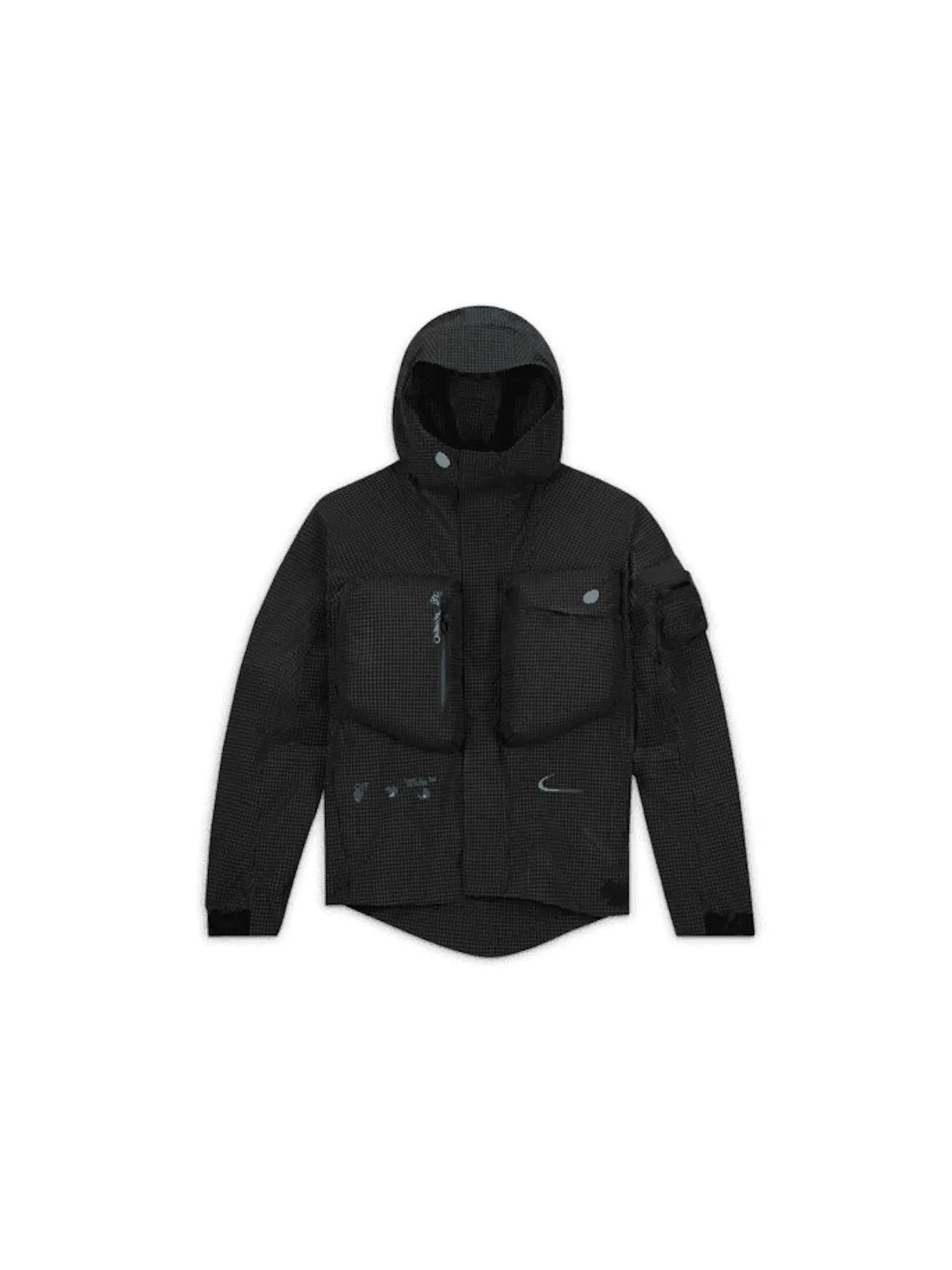 Мужская куртка с длинным рукавом OFF-WHITE x Nike 004 Jacket (Asia Sizing) OFF-WHITE — изображение 1 из 2, черный