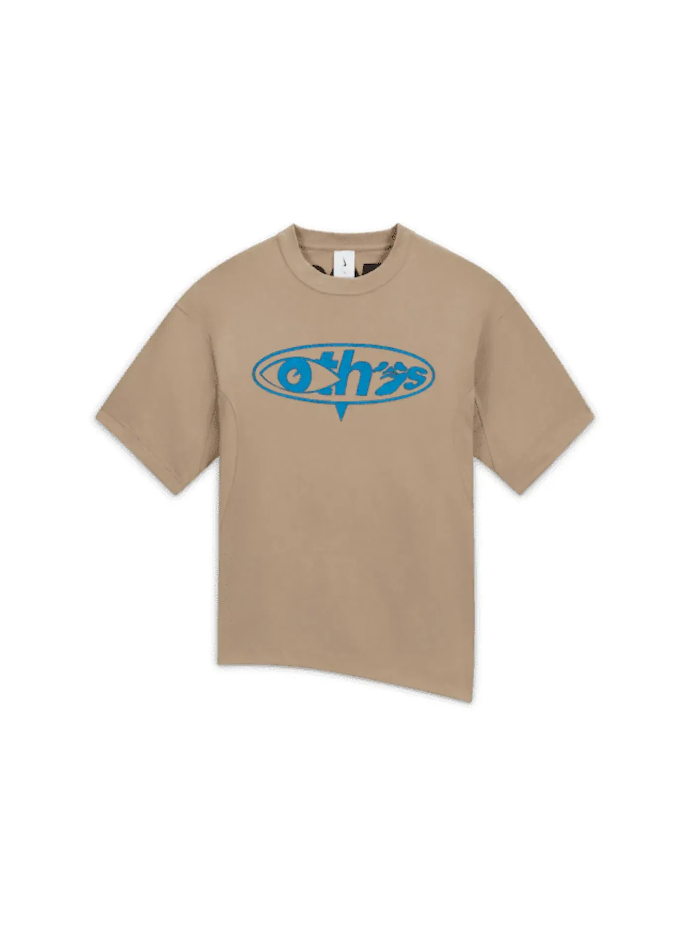 Мужская футболка с принтом T-Shirts OFF-WHITE — изображение 1 из 2, бежевый