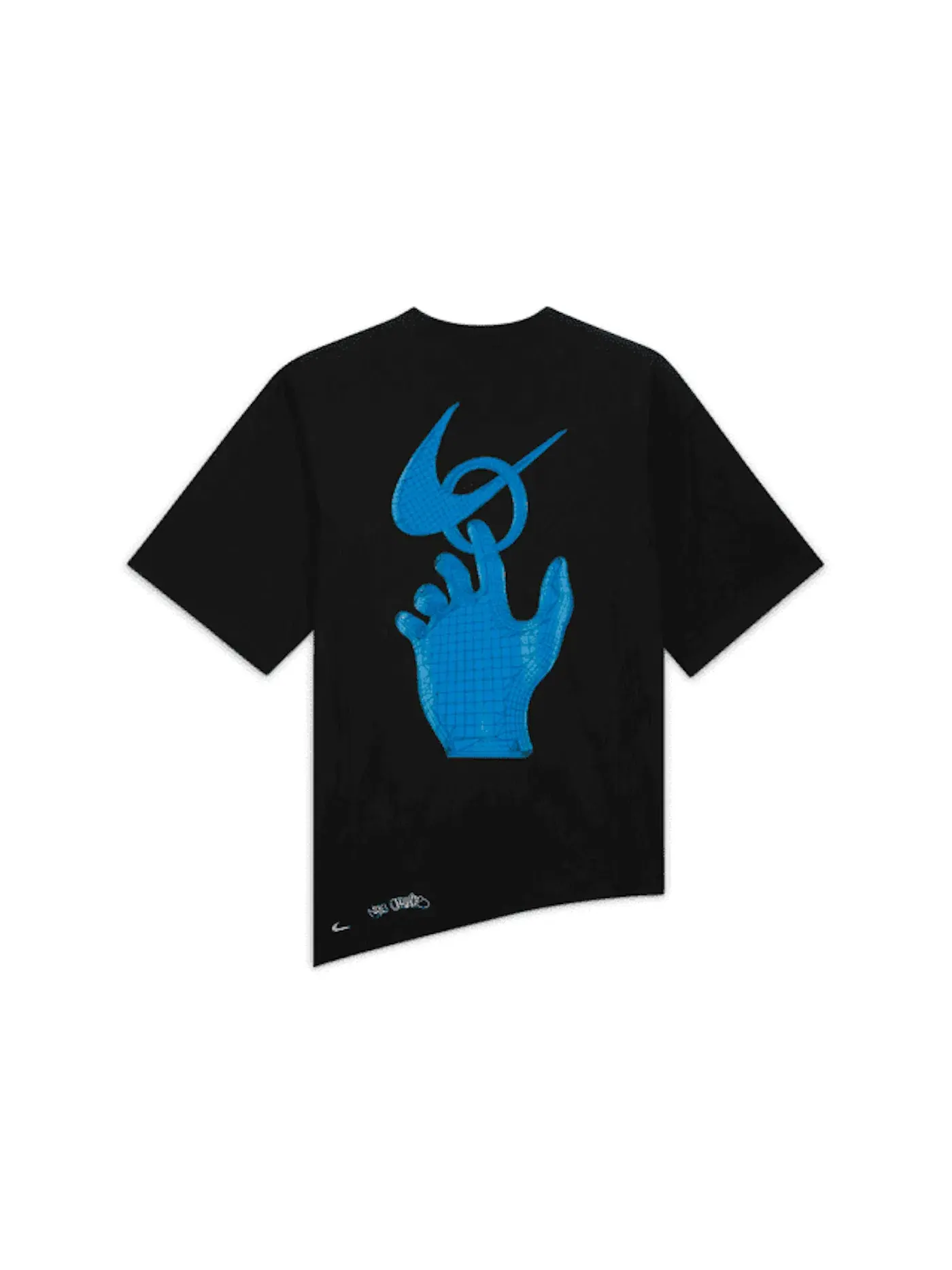 Мужская футболка с принтом T-Shirts OFF-WHITE — изображение 2 из 2, черный