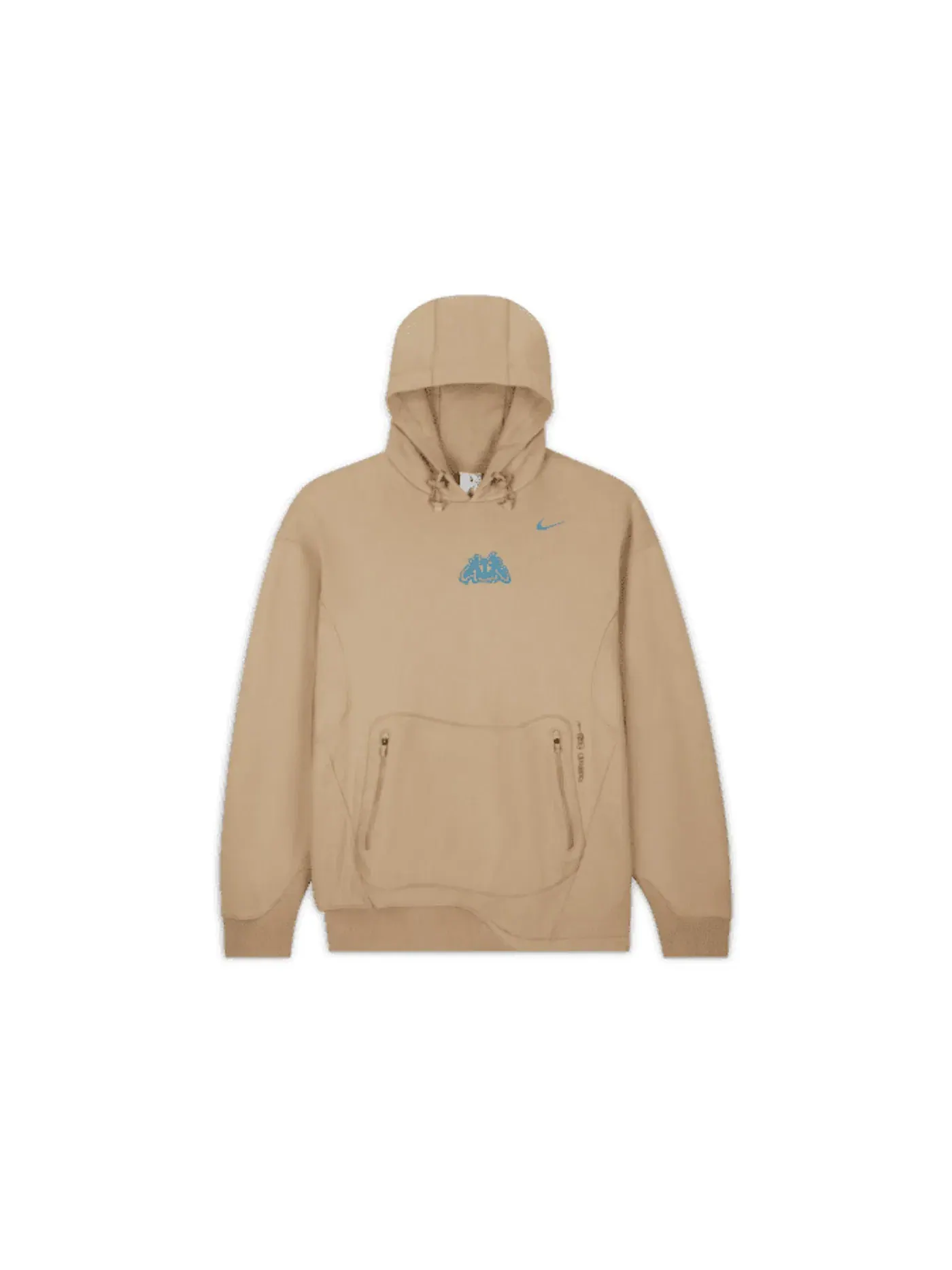 Мужская худи из флиса OFF-WHITE x Nike 006 — изображение 1 из 2, бежевый