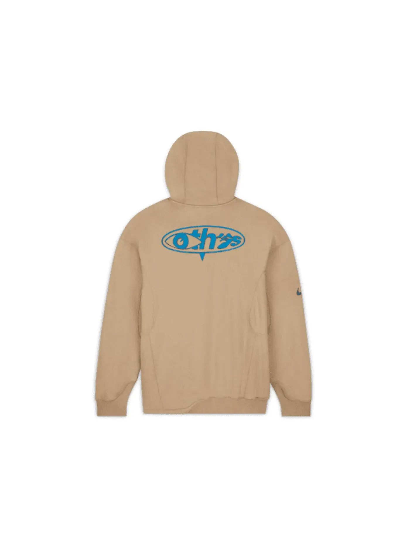 Мужская худи из флиса OFF-WHITE x Nike 006 — изображение 2 из 2, бежевый