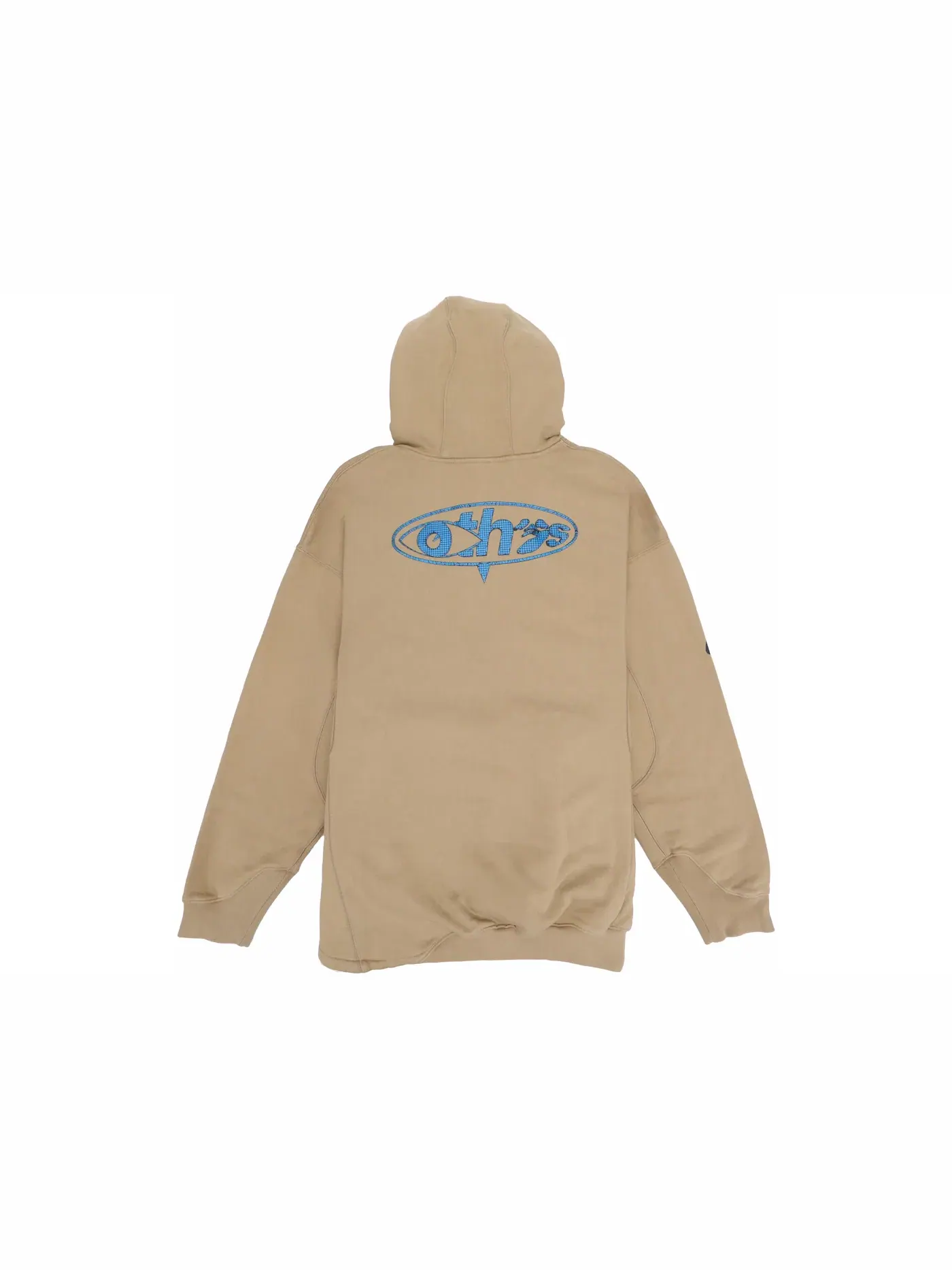Мужская худи из флиса с принтом OFF-WHITE x Nike 006 OFF-WHITE — изображение 2 из 2, бежевый