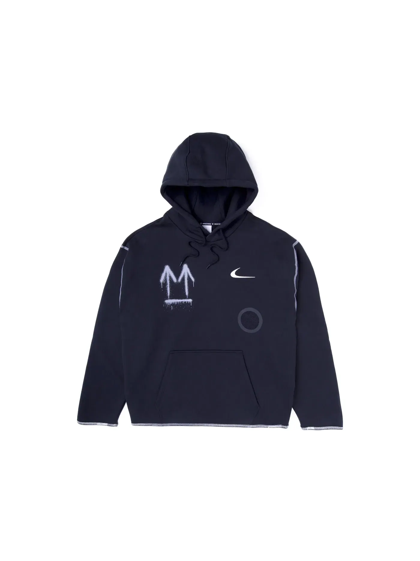 Мужской худи с принтом Hoodie OFF-WHITE — изображение 1 из 2, черный