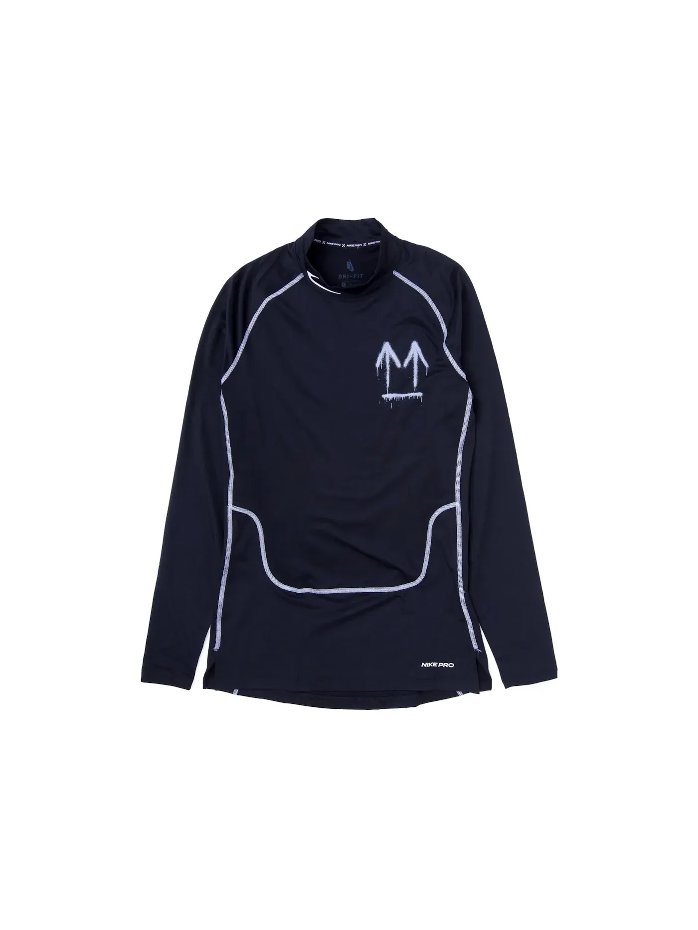 Мужской лонгслив с принтом Longsleeve OFF-WHITE — изображение 1 из 2, черный