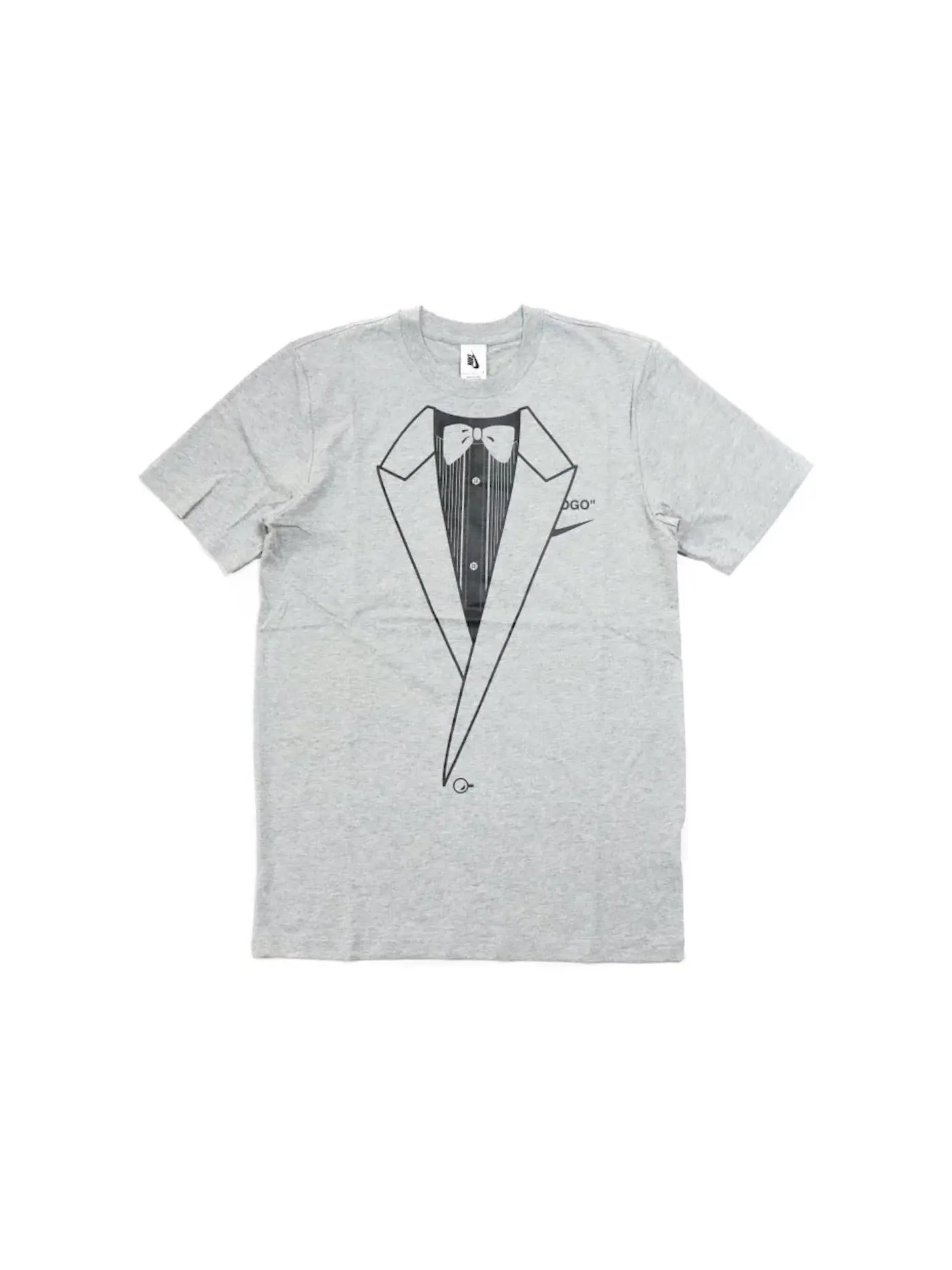 Мужская футболка с принтом OFF-WHITE x Nike NRG A6 Tee OFF-WHITE — изображение 1 из 2, серый