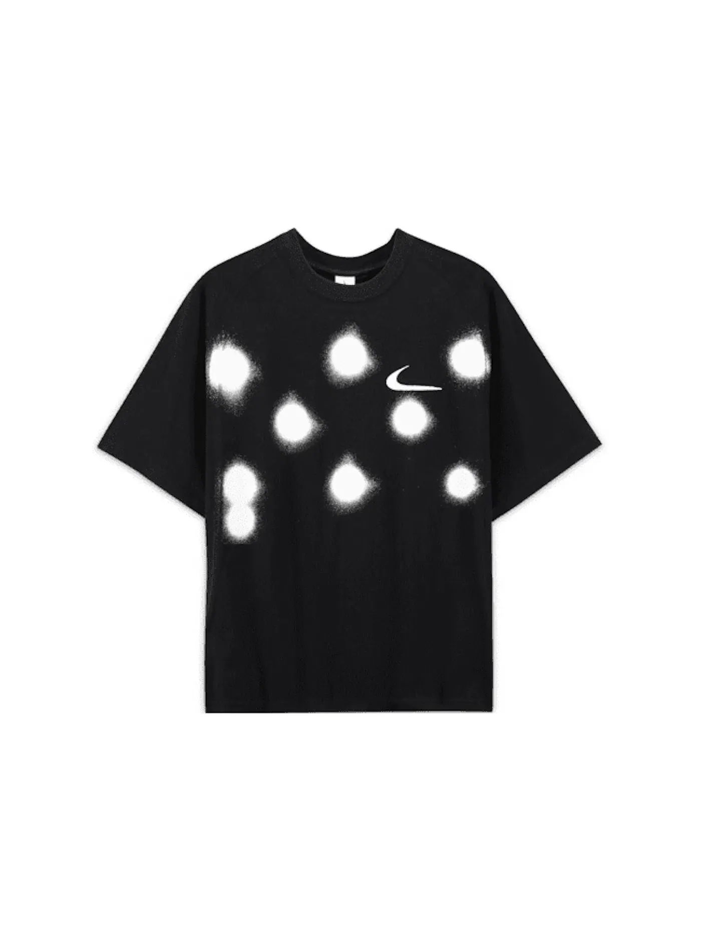 Мужская футболка с принтом Spray Dot OFF-WHITE x Nike — изображение 1 из 2, черный