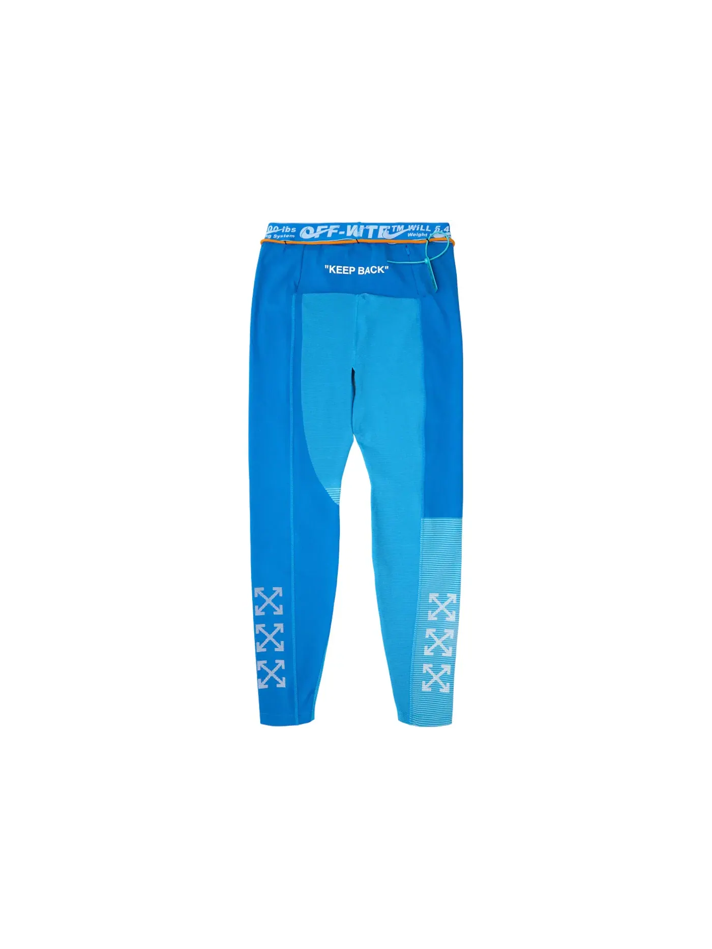 Женские леггинсы для бега с принтом OFF-WHITE x Nike Tight — изображение 2 из 2, синий
