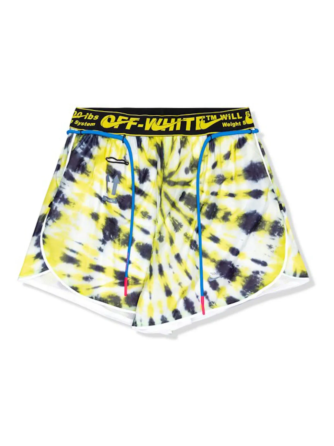 Женские шорты с принтом Short OFF-WHITE — изображение 1 из 1, желтый