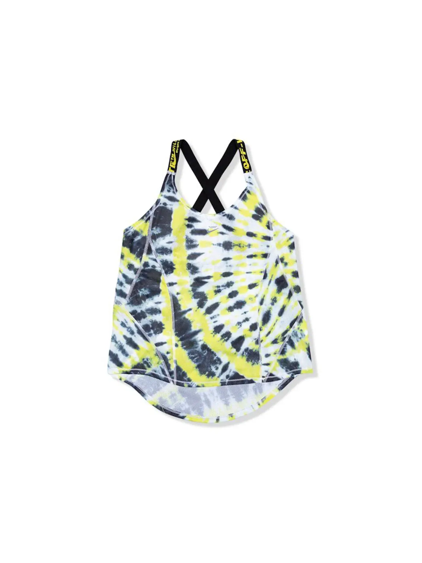 Женский топ-безрукавка с принтом Tank Top OFF-WHITE — изображение 1 из 1, желтый