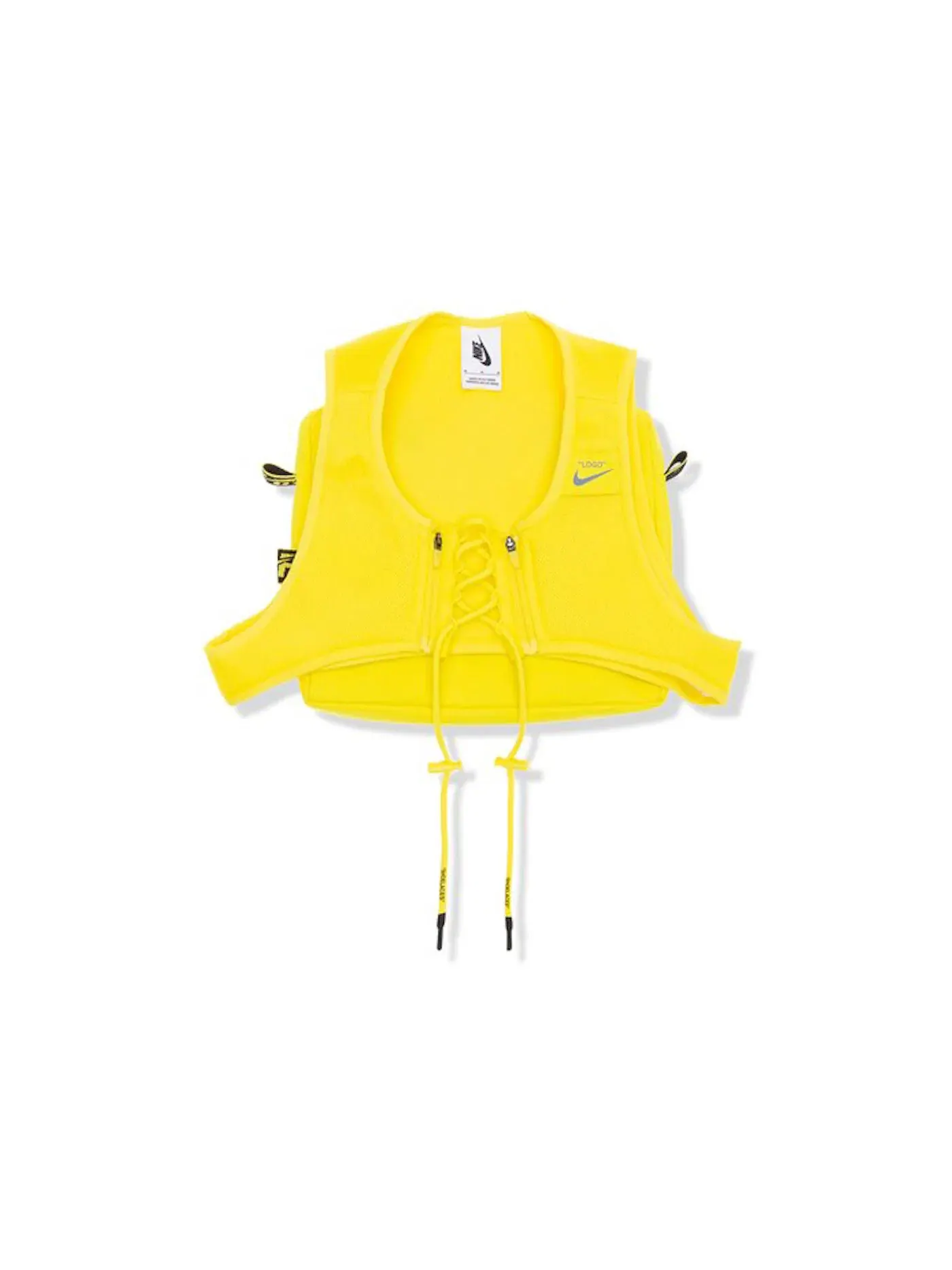 Женский жилет Nike x OFF-WHITE NRG X Cross Bib — изображение 1 из 1, желтый