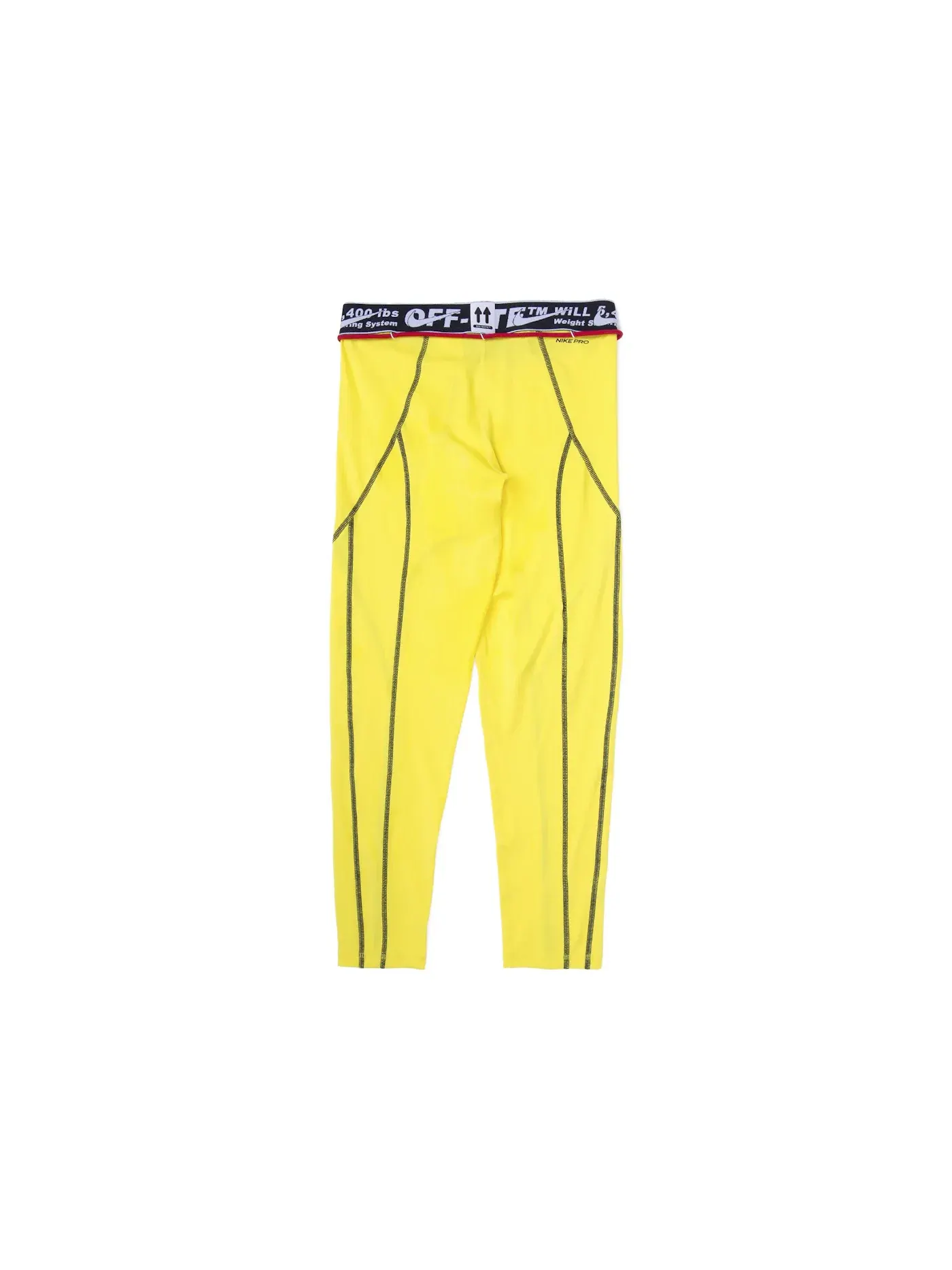 Женские леггинсы с логотипом OFF-WHITE x Nike Tights — изображение 2 из 2, желтый