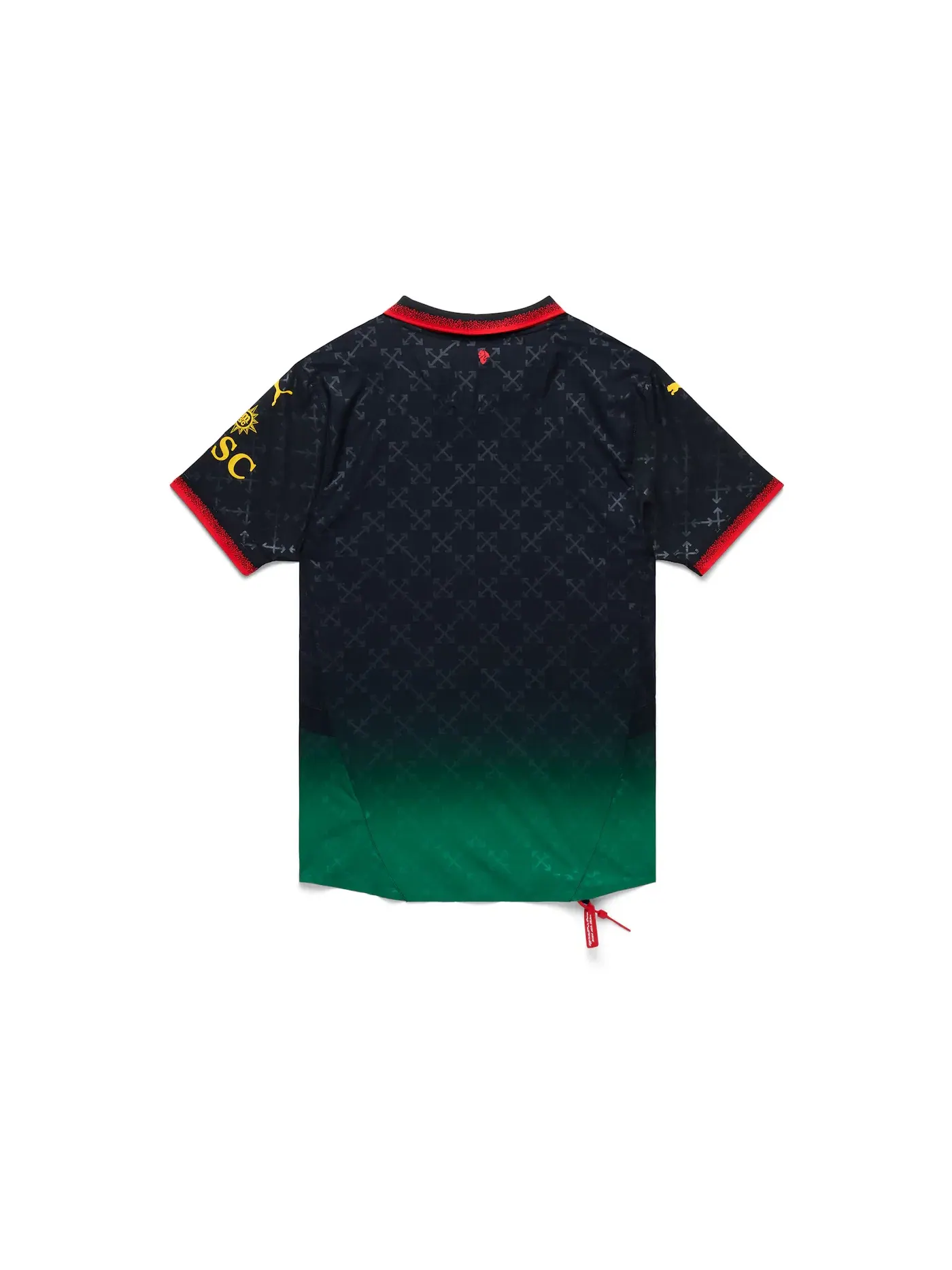 Мужская джерси с длинным рукавом Jersey OFF-WHITE — изображение 2 из 6, черный/зеленый