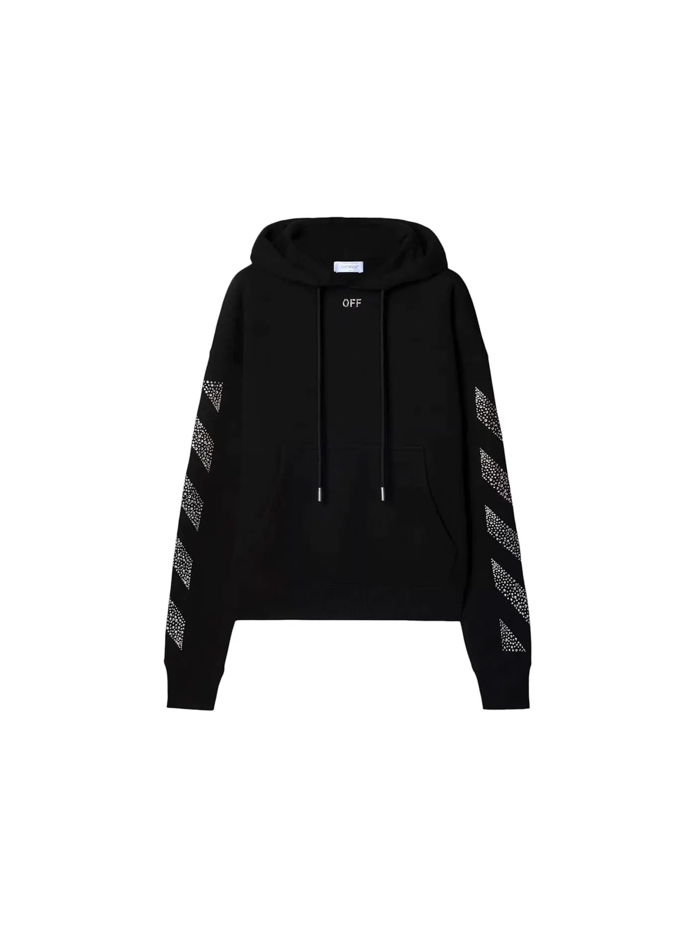 Мужской худи с принтом Arrow OFF-WHITE x Swarovski — изображение 1 из 2, черный