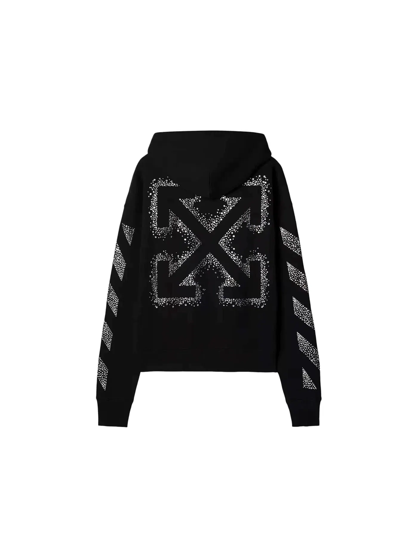 Мужской худи с принтом Arrow OFF-WHITE x Swarovski — изображение 2 из 2, черный