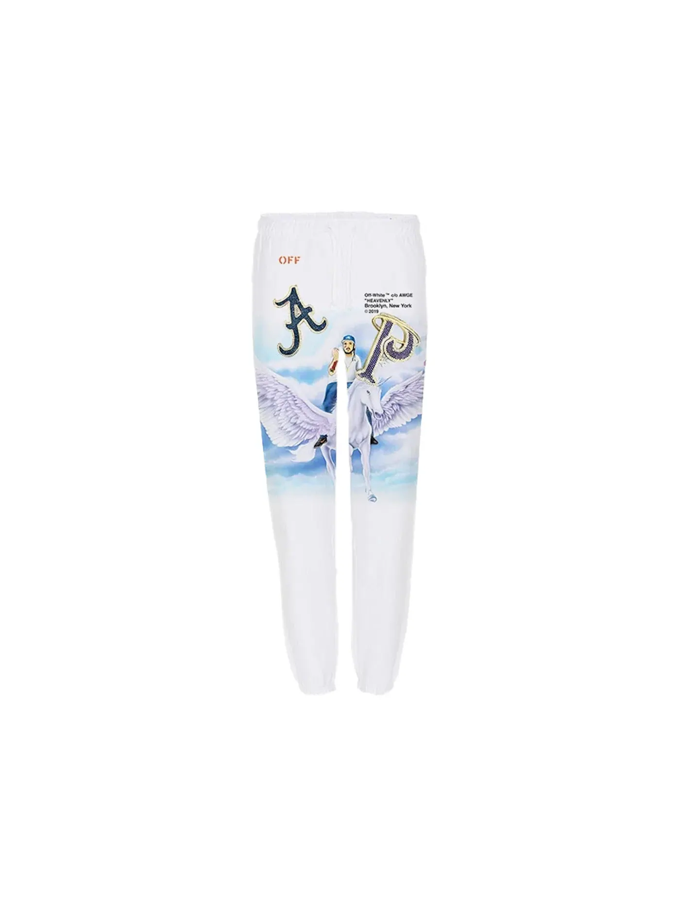 Мужские спортивные штаны Yams Day OFF-WHITE — изображение 1 из 2, белый