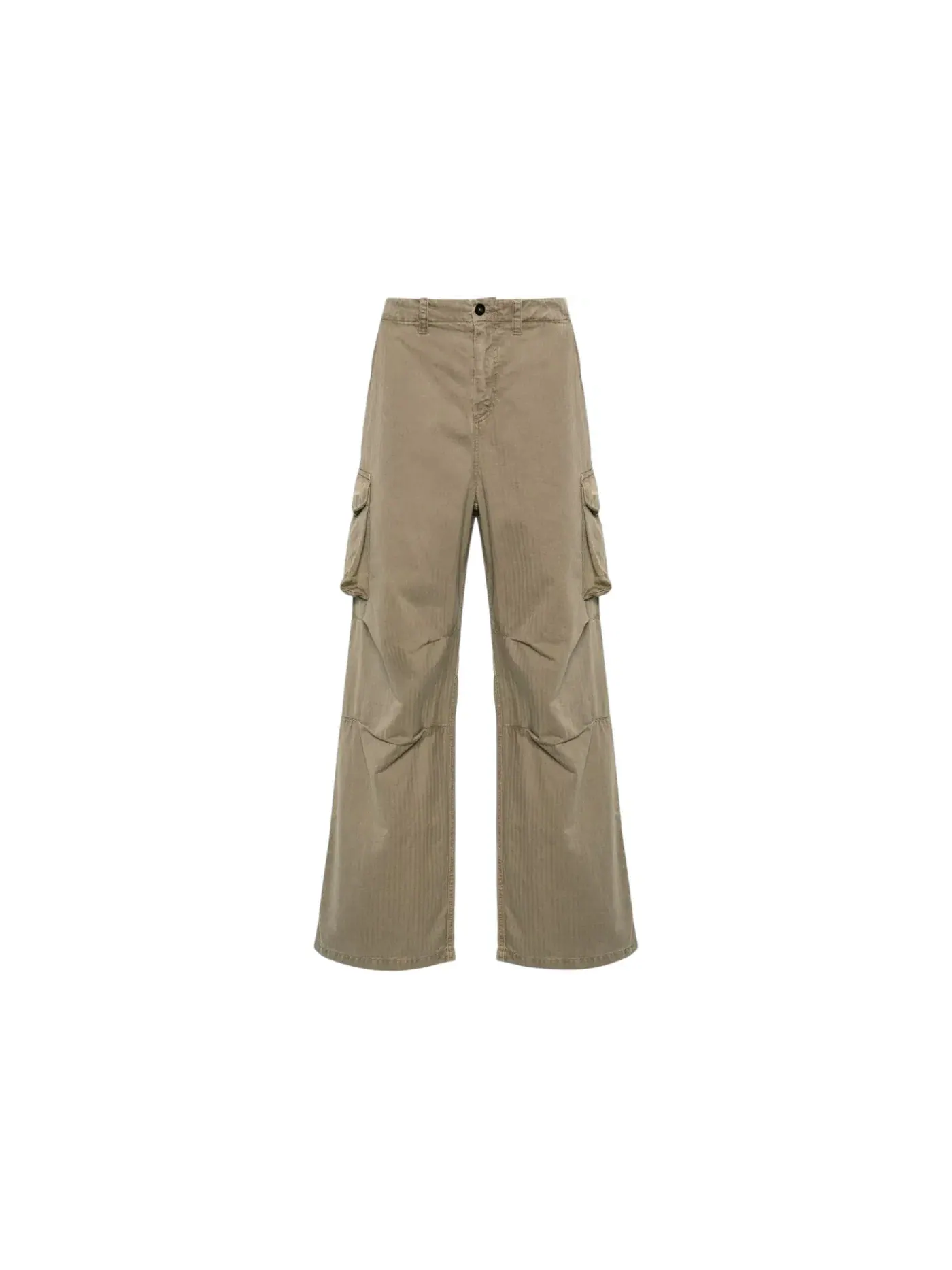 Мужские брюки из твила Uniform Olive Herringbone Our Legacy — изображение 1 из 1, оливковый