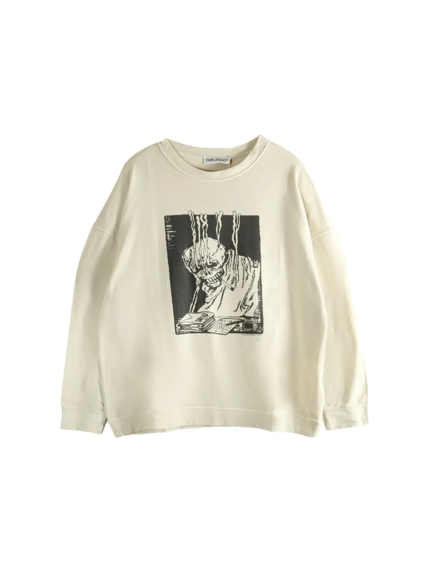 Мужской свитшот с принтом Our Legacy Sweatshirt Angry Fan Mail Print, Angry Fan Mail Print — изображение 1 из 1