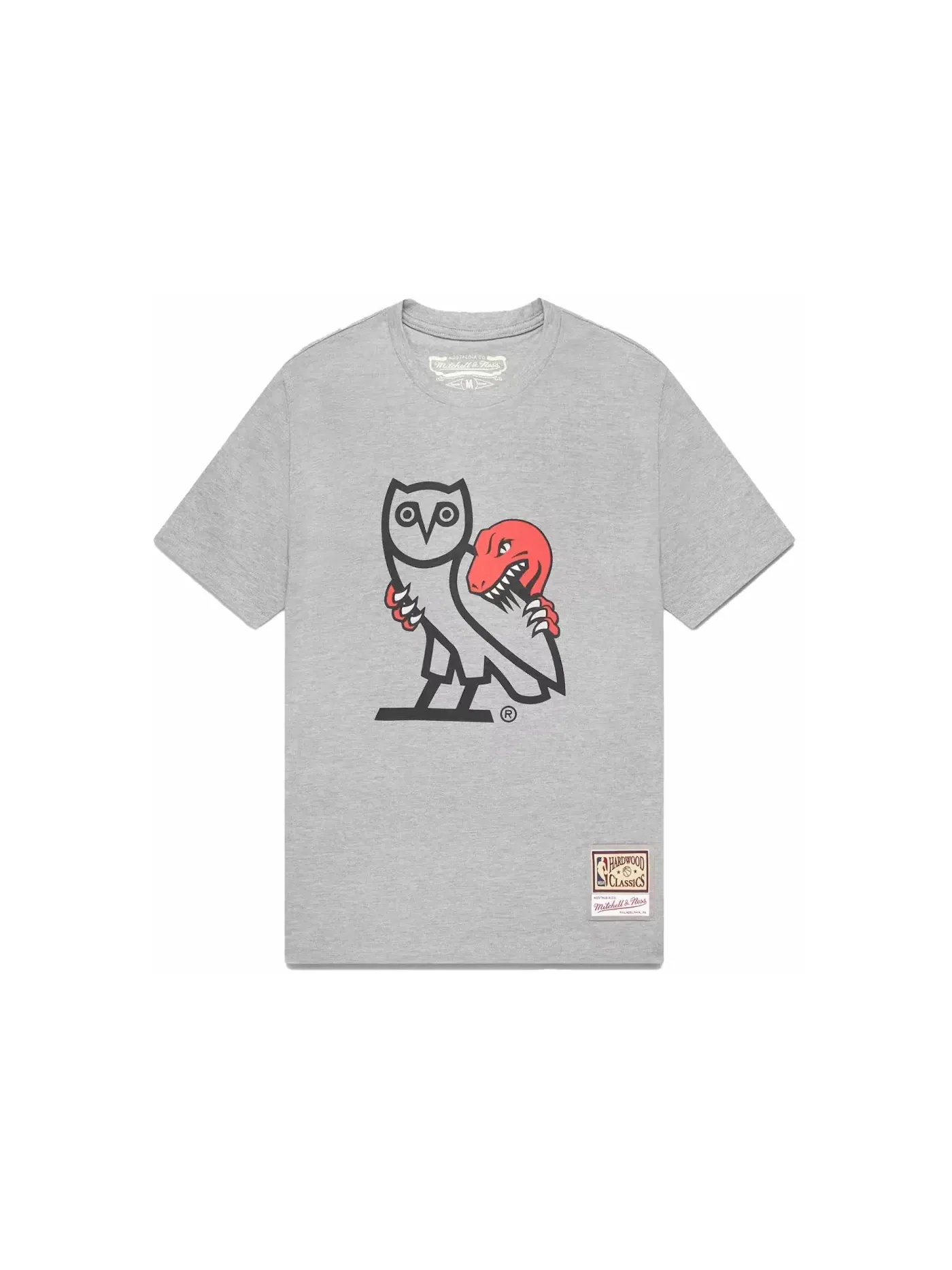 Мужская футболка с принтом OVO 1995 Raptors OG Owl T-shirt OVO