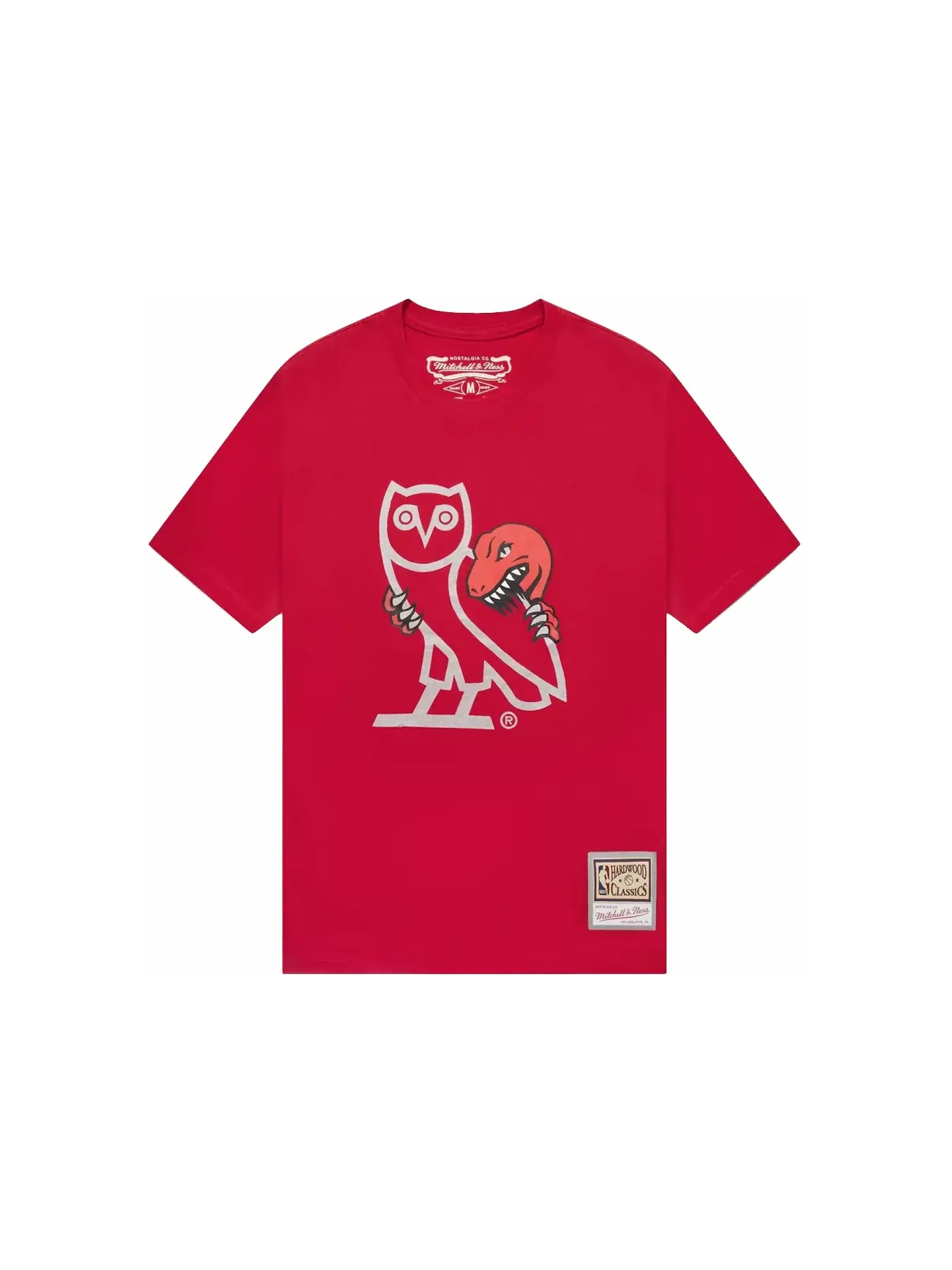 Мужская футболка с принтом OVO 1995 Raptors OG Owl OVO